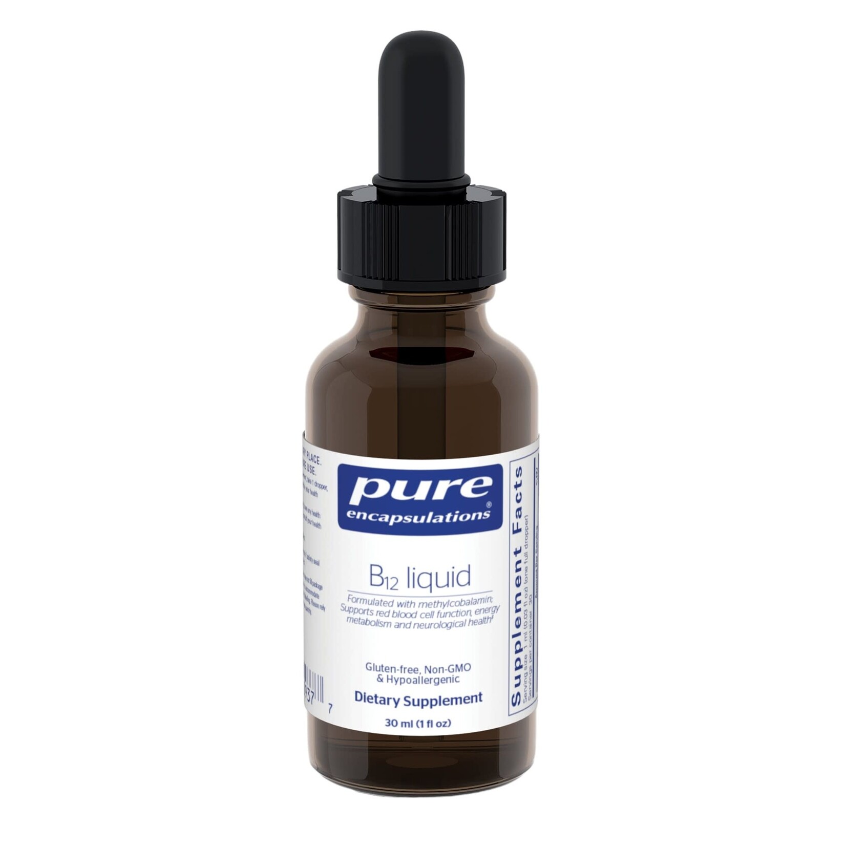 Pure Encapsulations B12 Liquid 1,000mcg 30ml Pure Encapsulations