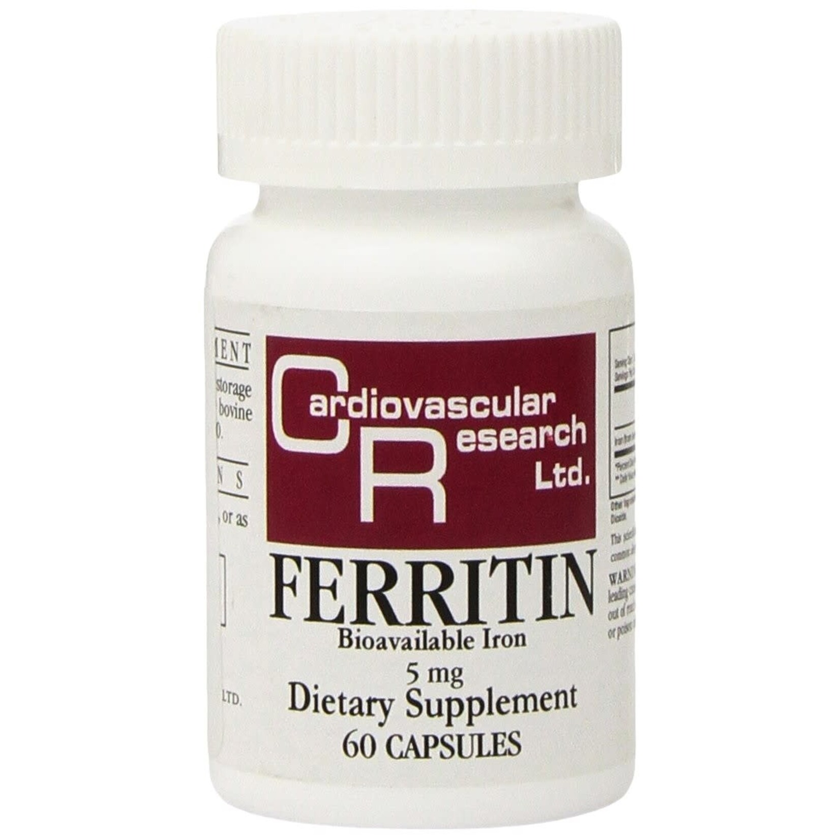 Cardiovascular Research (Ecological Formulas) Ferritin 60 cap (biol. iron) Cardiovascular Research *sale*