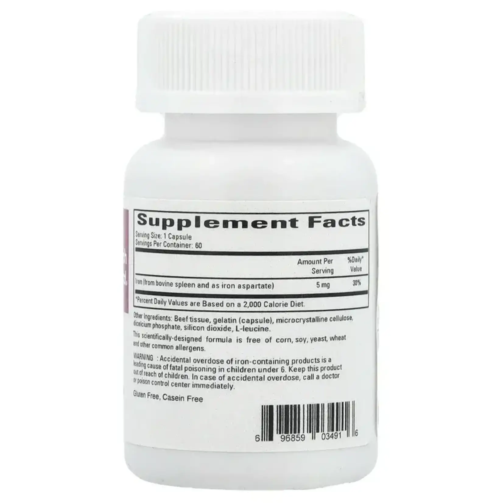 Cardiovascular Research (Ecological Formulas) Ferritin 60 cap (biol. iron) Cardiovascular Research *sale*