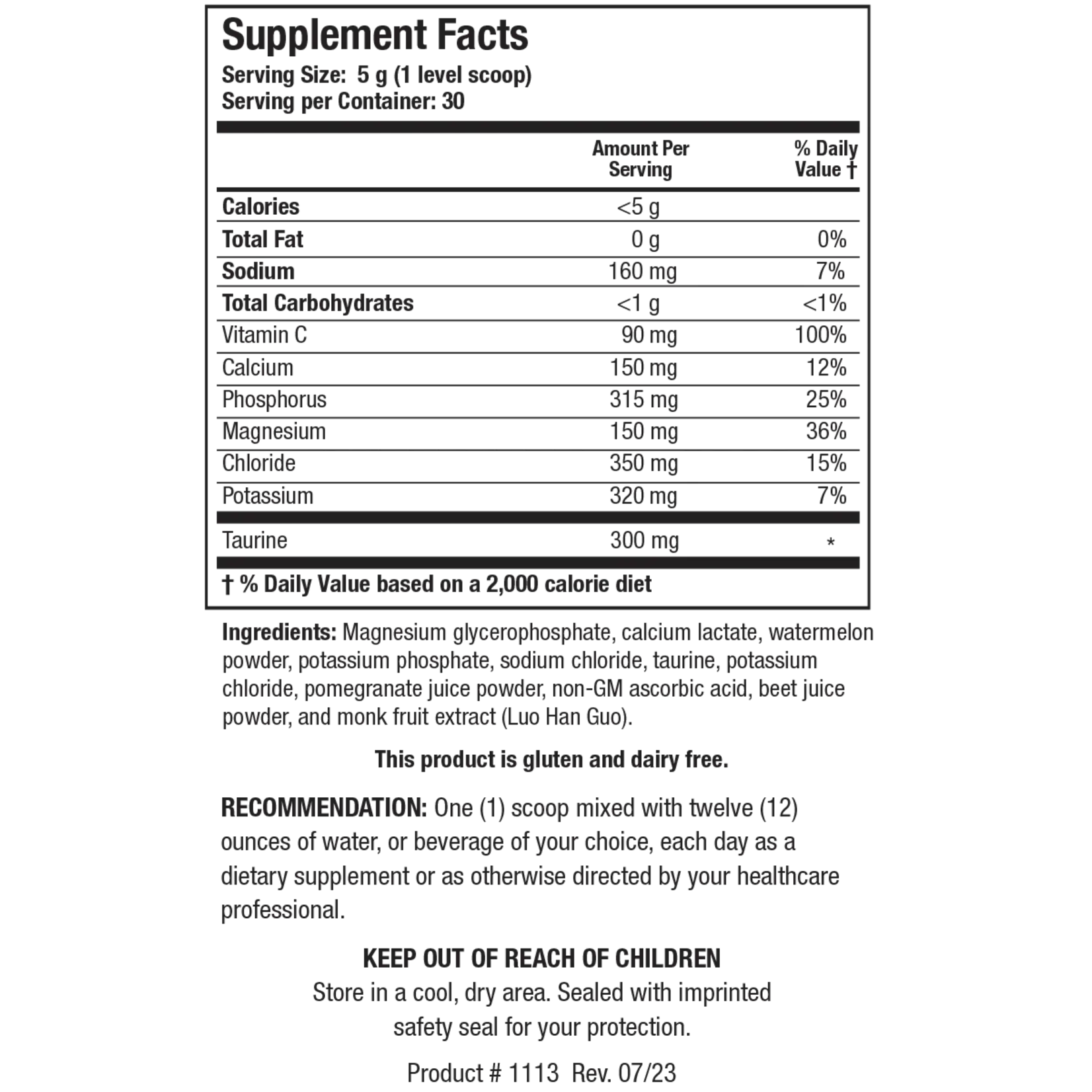 Biotics Research Electrolyte Forte 150G Biotics