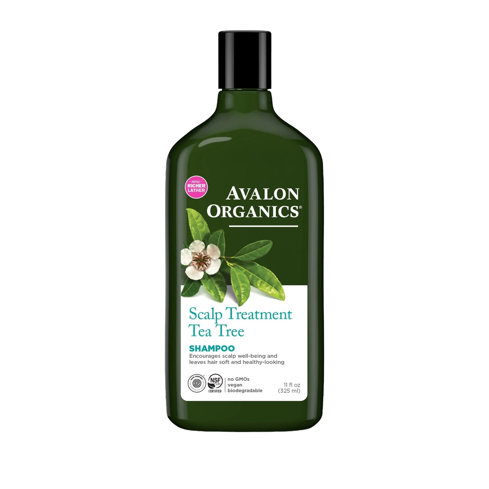 Avalon Organics Scalp Treatment Tea Tree Shampoo 11oz Avalon Organics