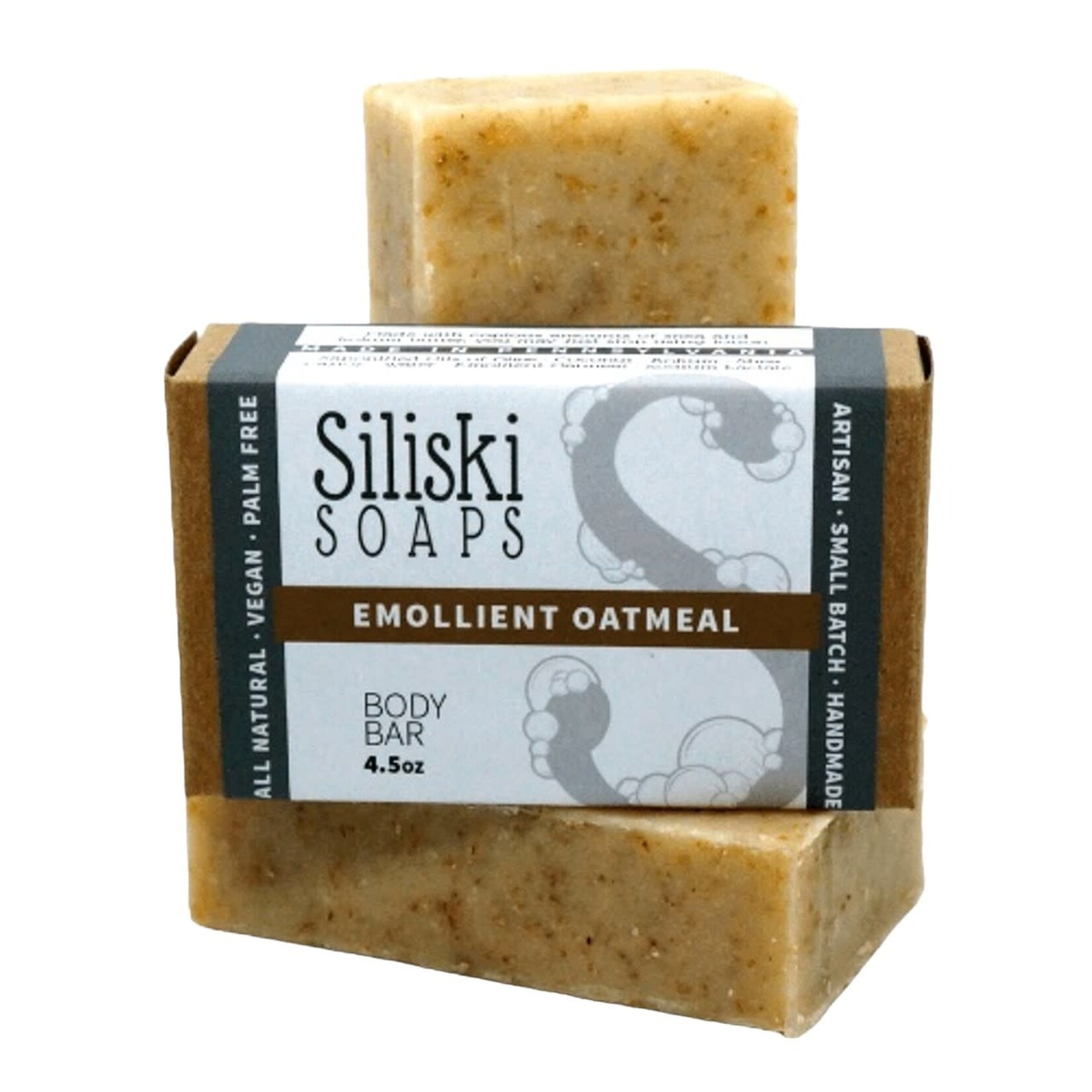 Siliski Soaps Bar Soap Emollient Oatmeal Siliski Soaps