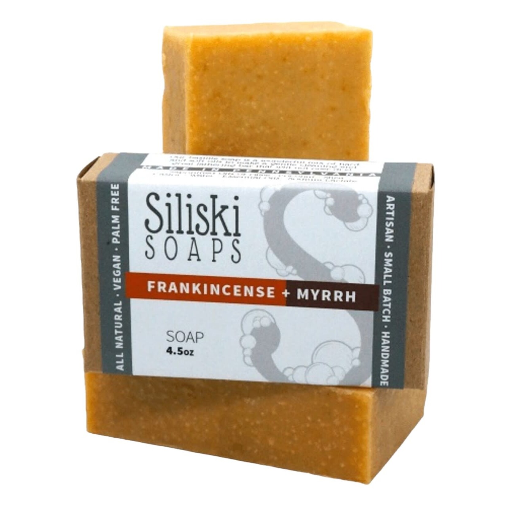 Siliski Soaps Bar Soap Frankincense and Myrrh Siliski Soaps