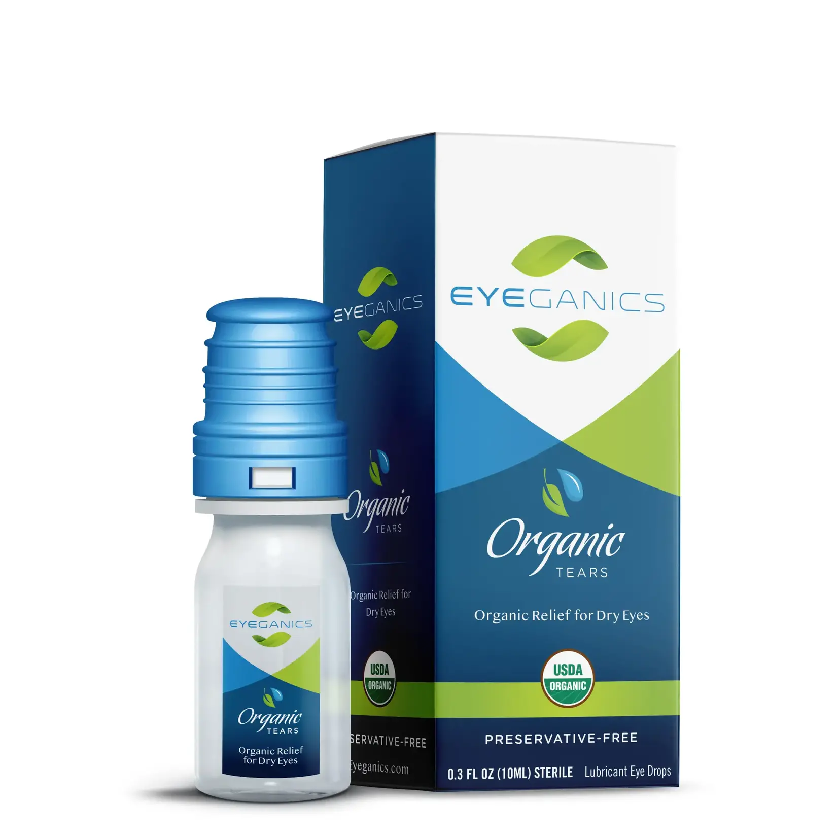 Eyeganix Organics Tears Eye Drops .3oz Eyeganics