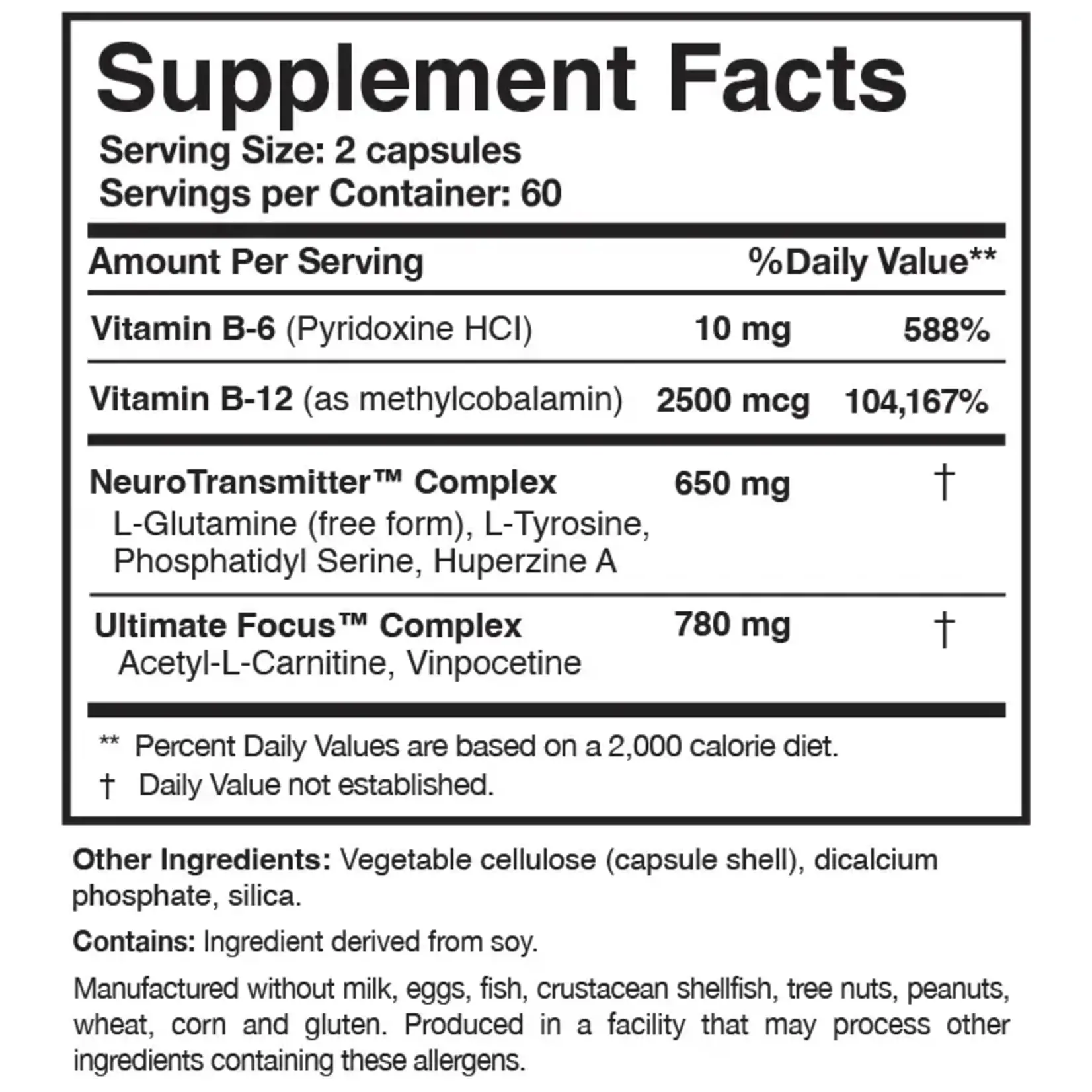 Researched Nutritionals CogniCare 120c Research Nutritionals