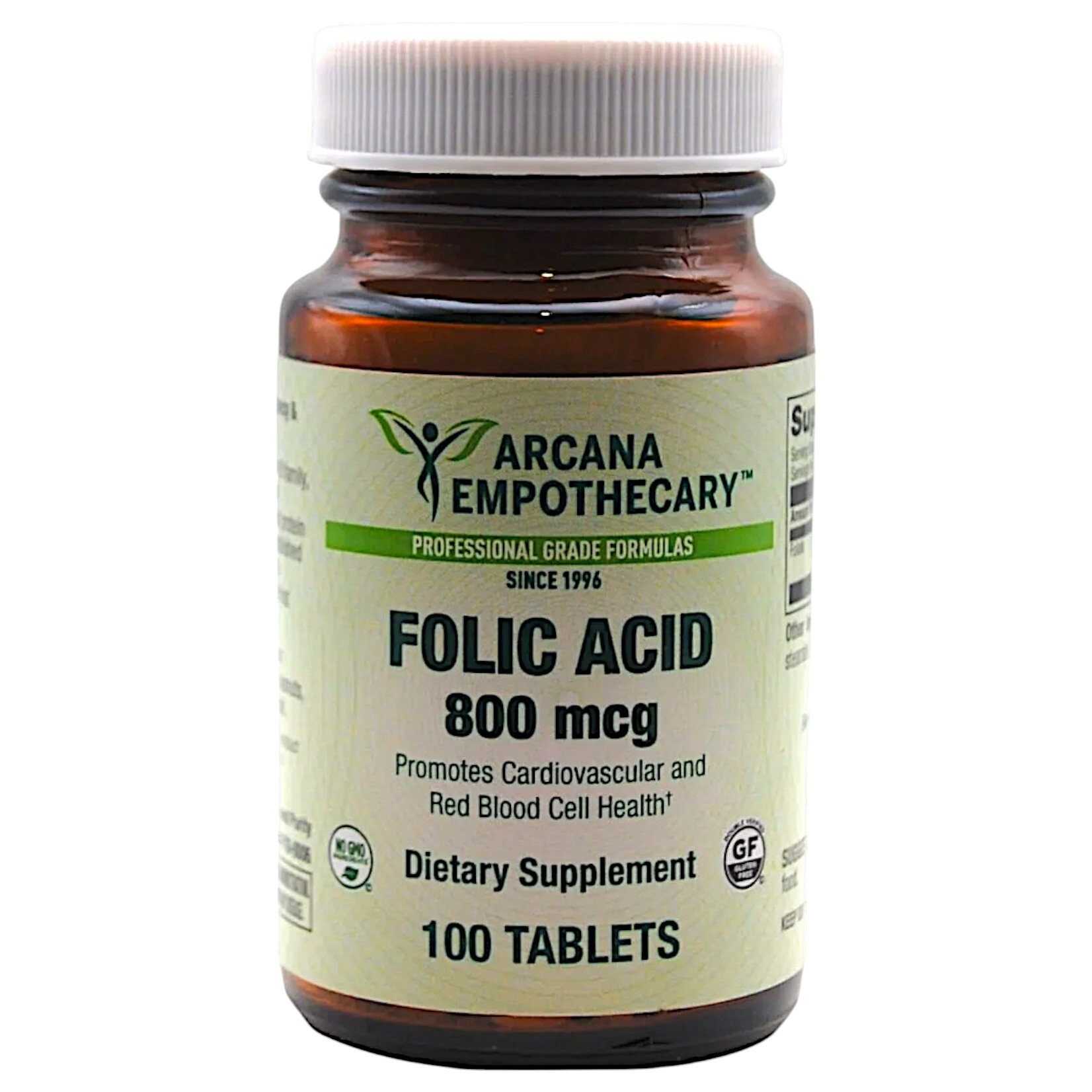 Arcana Empothecary Folic Acid 800mcg 100t Arcana