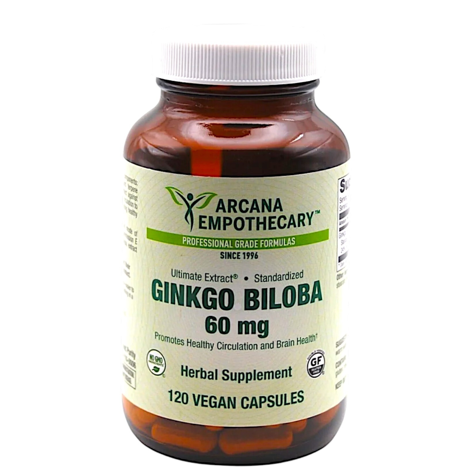 Arcana Ginkgo Biloba 60mg 120vc Arcana