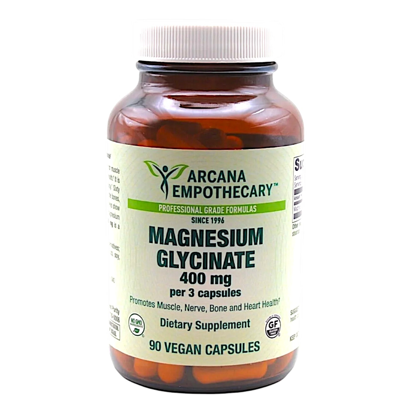 Arcana Magnesium Glycinate 400mg 90c Arcana