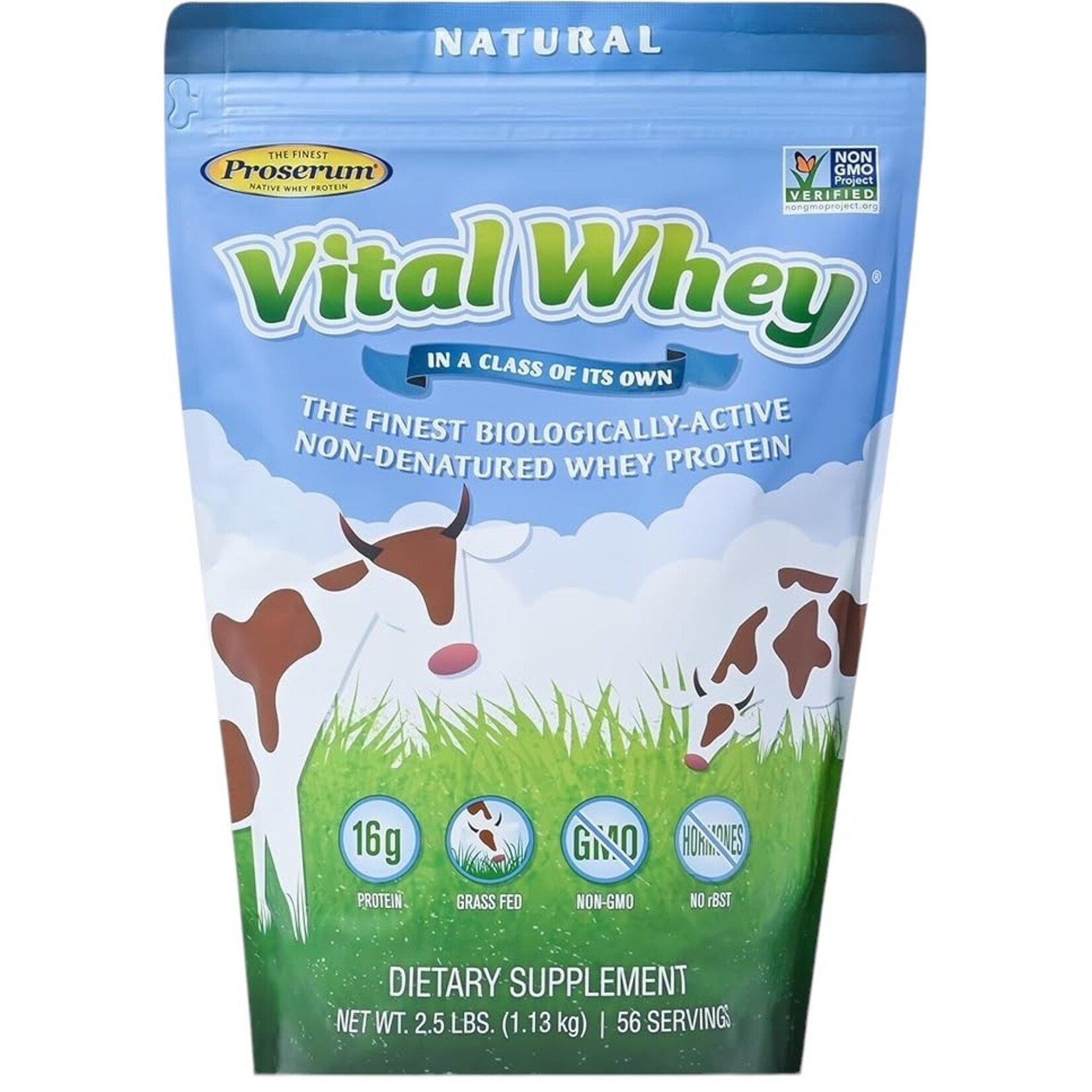 Well Wisdom Vital Whey Natural 2.5 lb 56 srvngs Well Wisdom