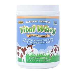 Well Wisdom Vital Whey Natural Vanilla 21 oz 30 servings Well Wisdom