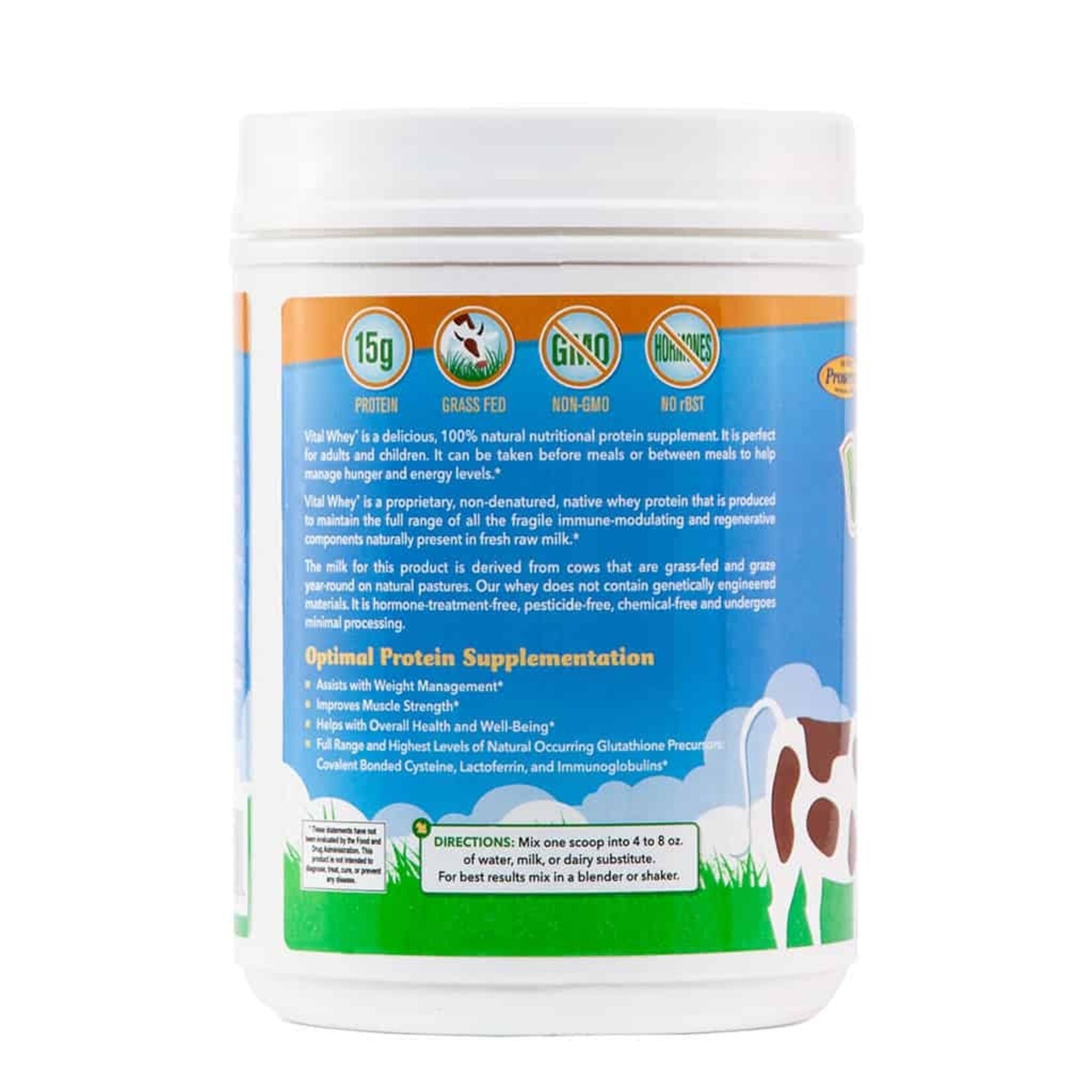 Well Wisdom Vital Whey Natural Vanilla 21 oz 30 servings Well Wisdom