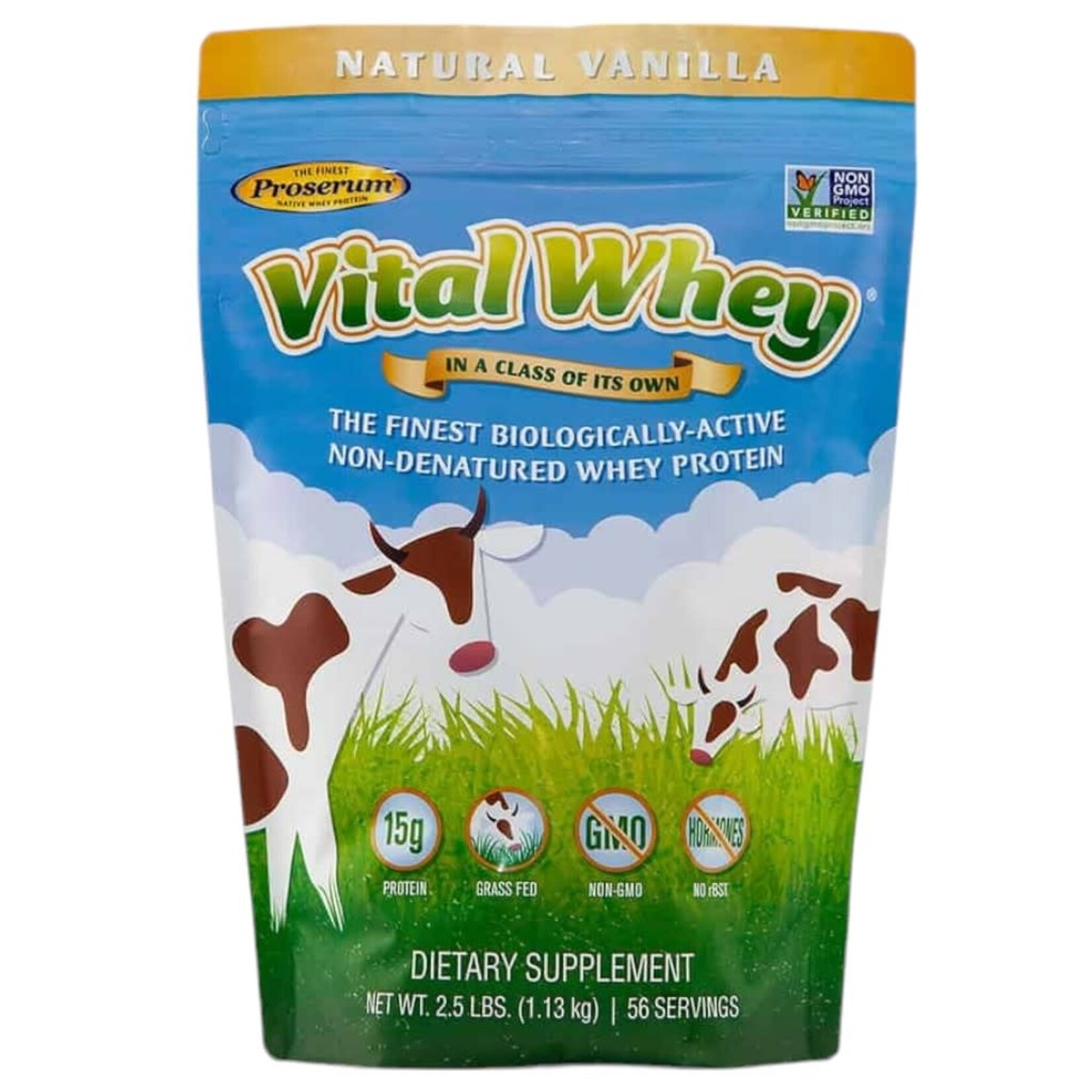 Well Wisdom Vital Whey Natural Vanilla 2.5 lb Well Wisdom