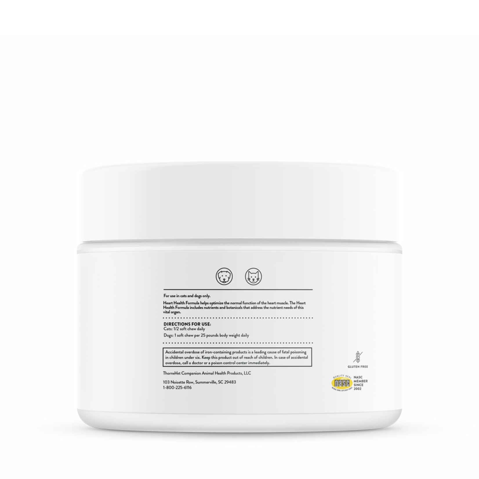 Thorne Research Heart Health Formula 90 softchews Thorne Vet
