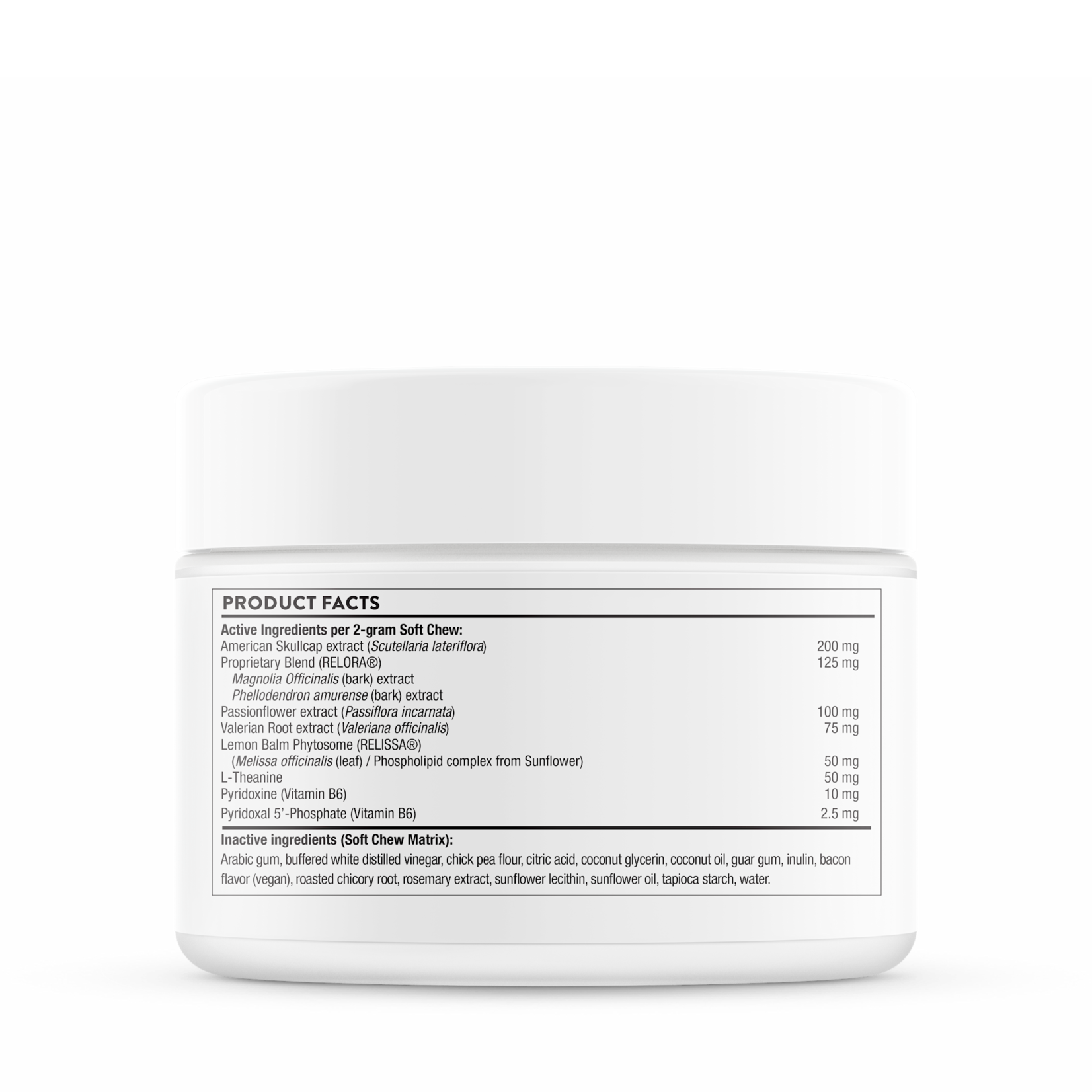 Thorne Research Peaceful Pet 90 soft chews Thorne Vet
