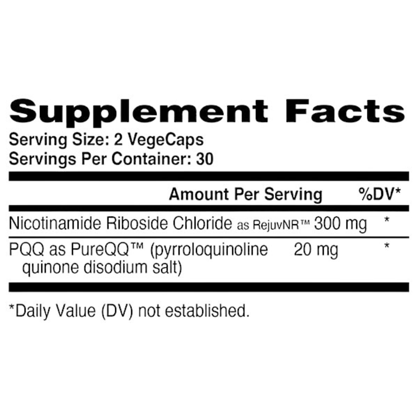 Health Thru Nutrition NR + PQQ 60c Health Thru Nutrition