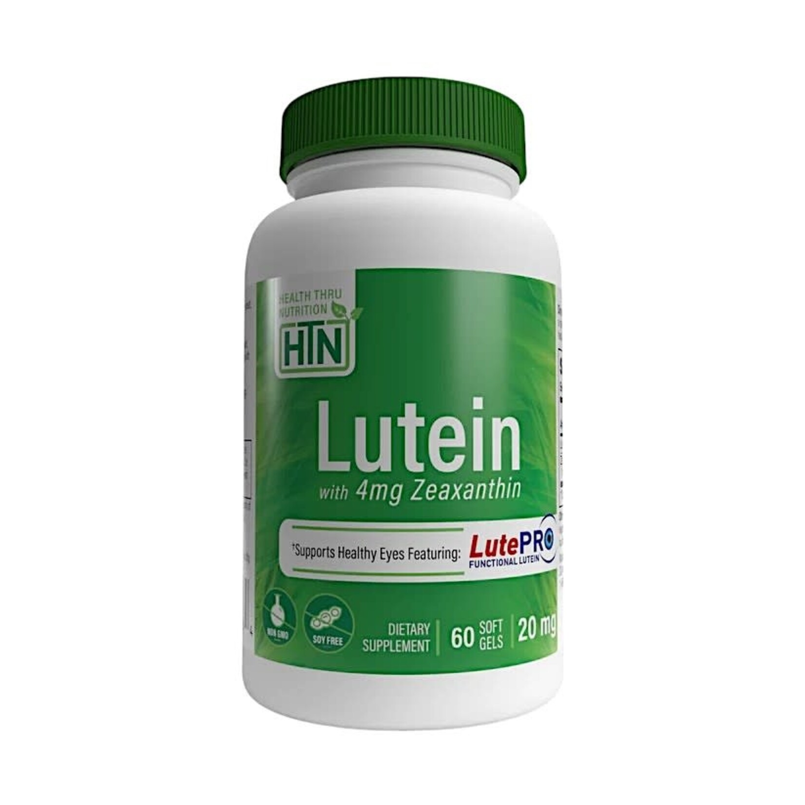 Health Thru Nutrition Lutein 20mg with Zeaxanthin 4mg as LutePro® 60sg Health Thru Nutrition