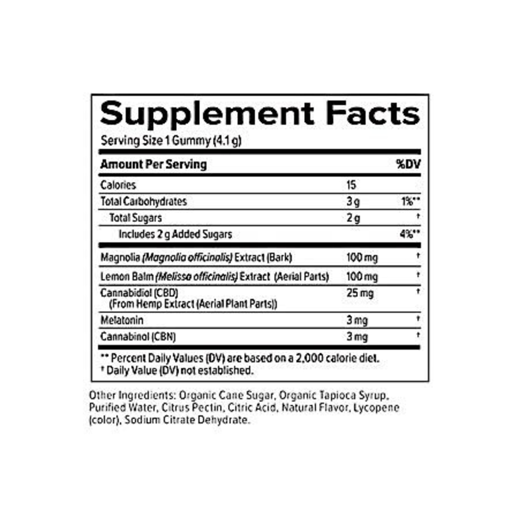 CV Sciences Extra Support Sleep + CBD Gummies 30ct
