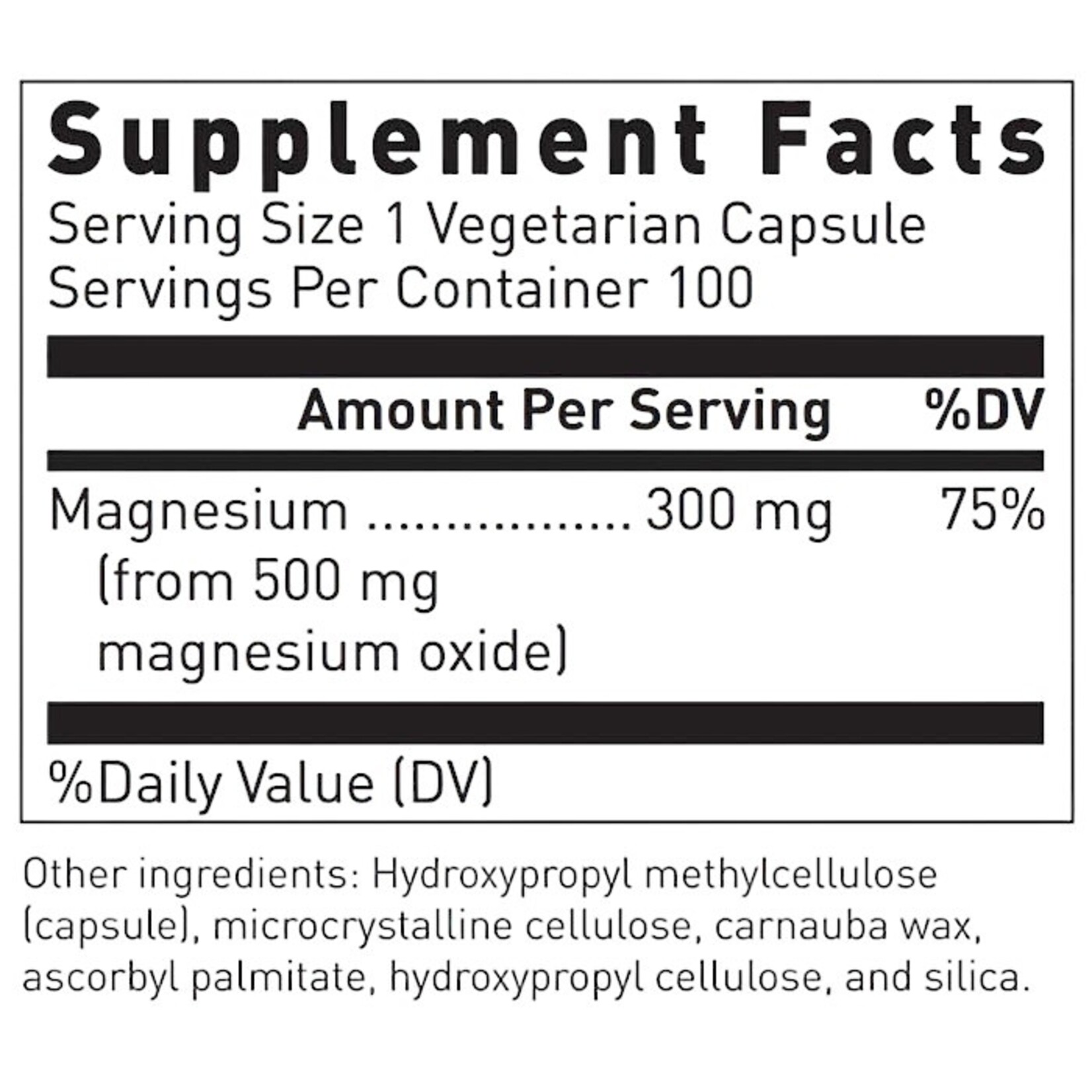 Douglas Laboratories Magnesium Oxide 500mg 100c Douglas Laboratories