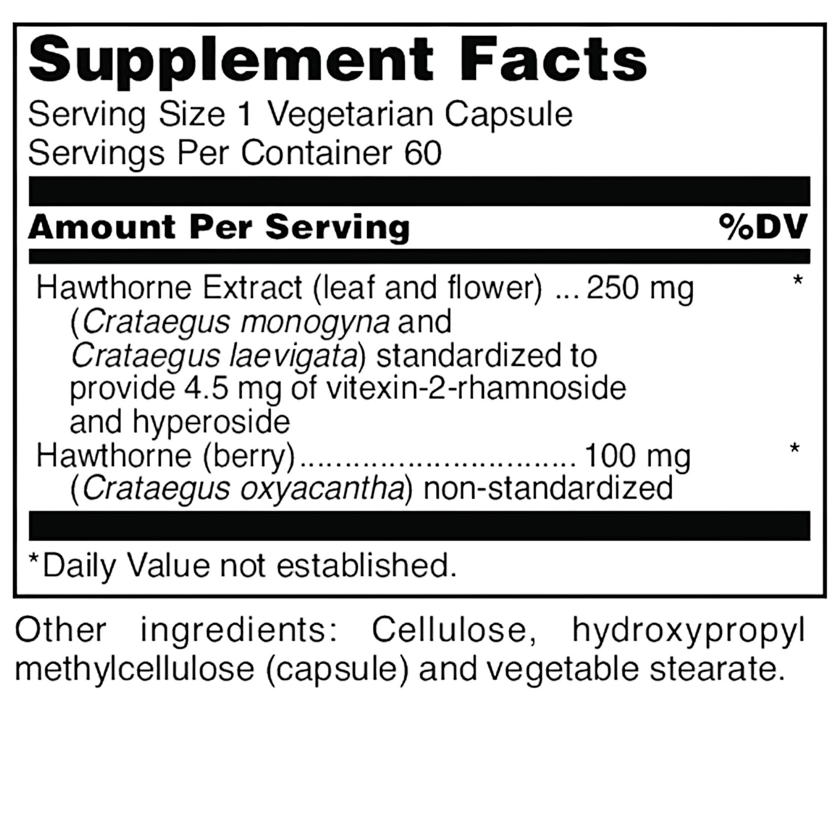 Douglas Laboratories Hawthorne Max-V 250mg 60c Douglas Laboratories