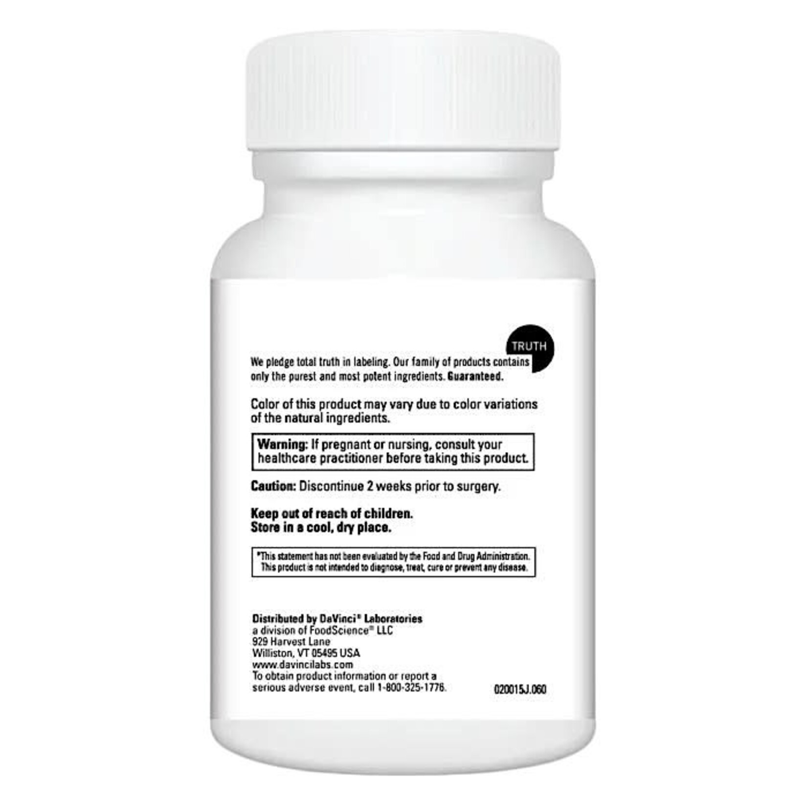 DaVinci Laboratories Vitamin K2+Resveratrol 60c DaVinci Laboratories