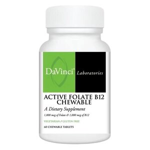 DaVinci Laboratories Active Folate B12 60 chews DaVinci Laboratories