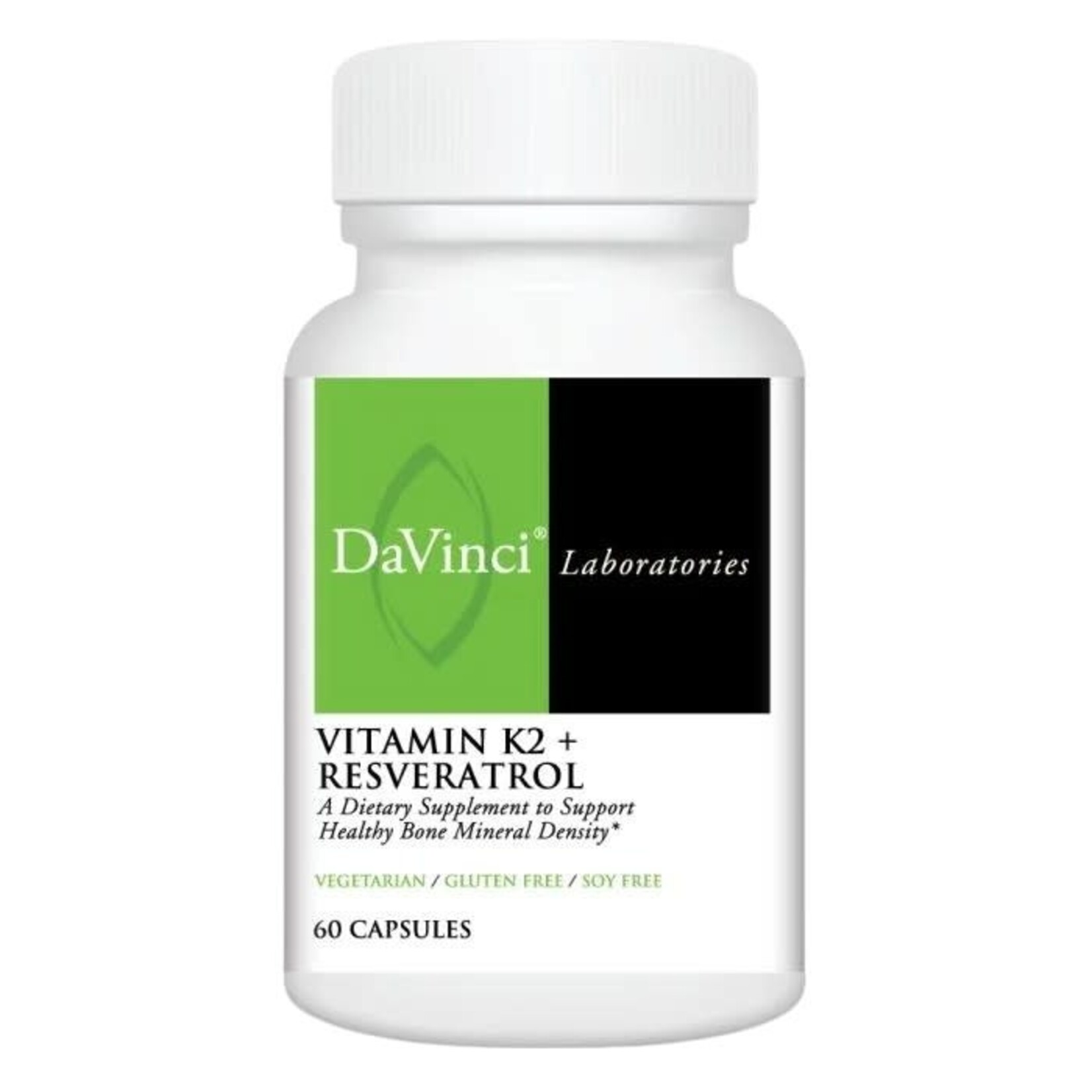 DaVinci Laboratories Vitamin K2+Resveratrol 60c DaVinci Laboratories