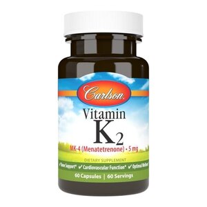 Carlson Labs Vitamin K2 MK4 5mg 60c Carlson Labs