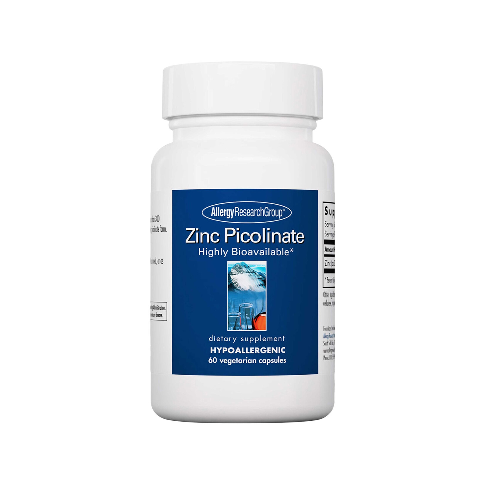 Allergy Research Group Zinc Picolinate 25mg 60c Allergy Research Group