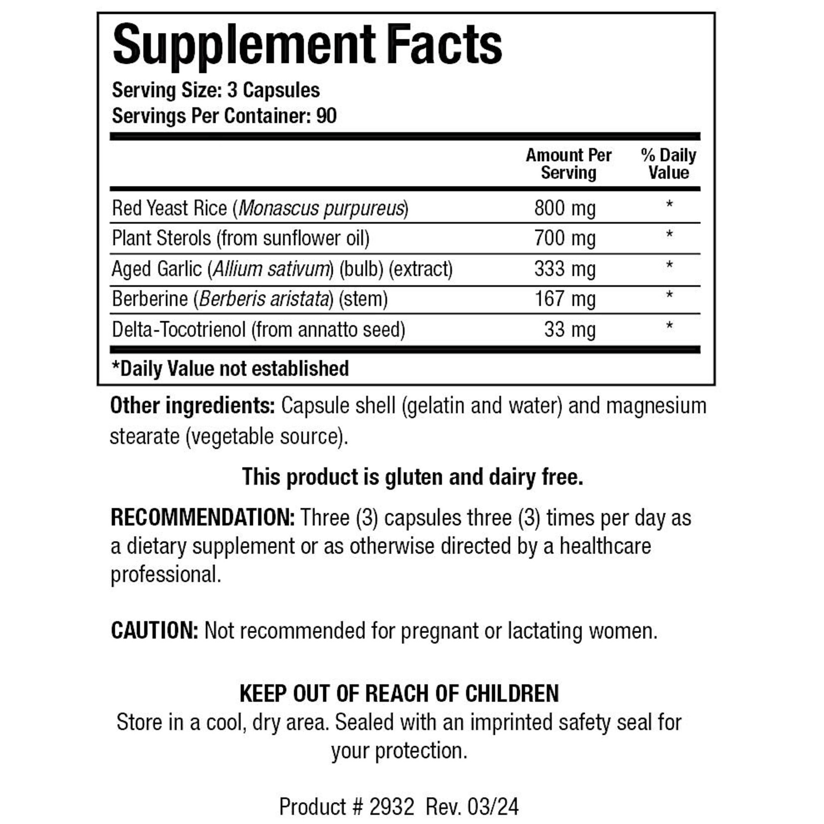 Biotics Research Cardio Lipid 270c Biotics Research