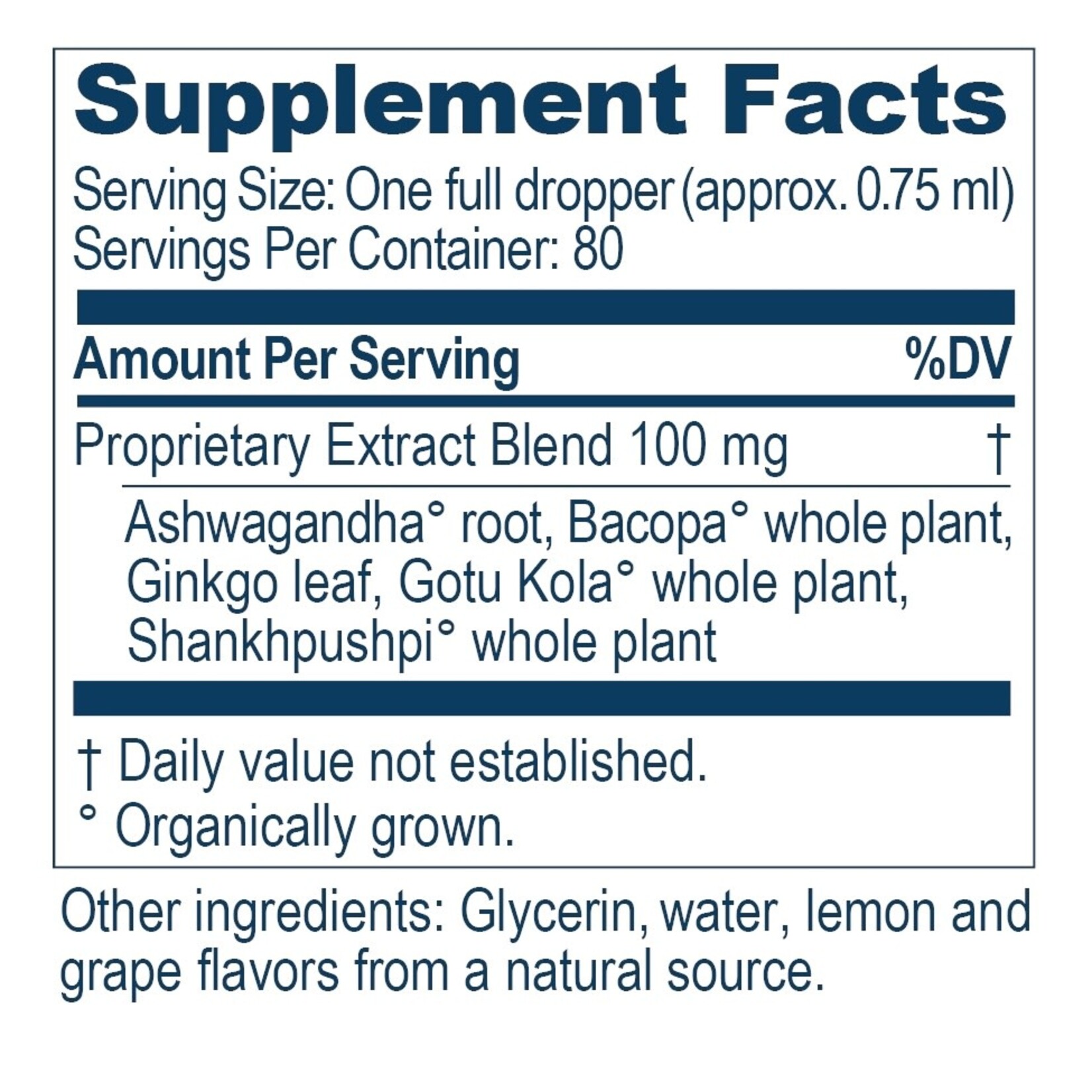 Ayush Herbs Bacopa Plus Drops 2 oz Ayush Herbs