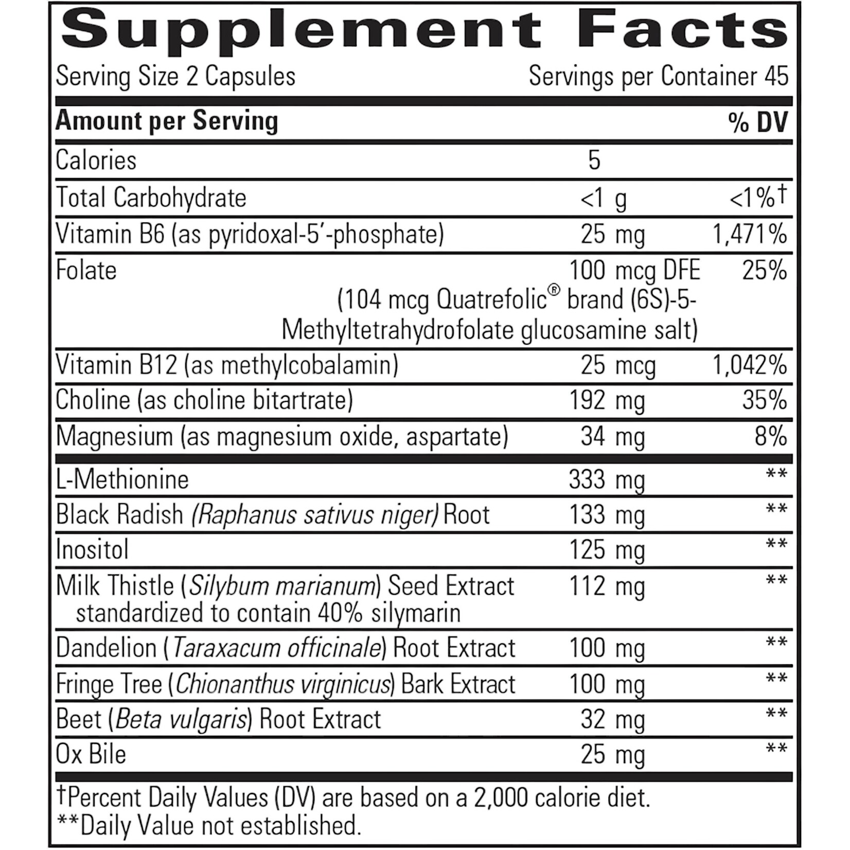 Integrative Therapeutics Lipotropic Complex 90 caps Integrative Therapeutics