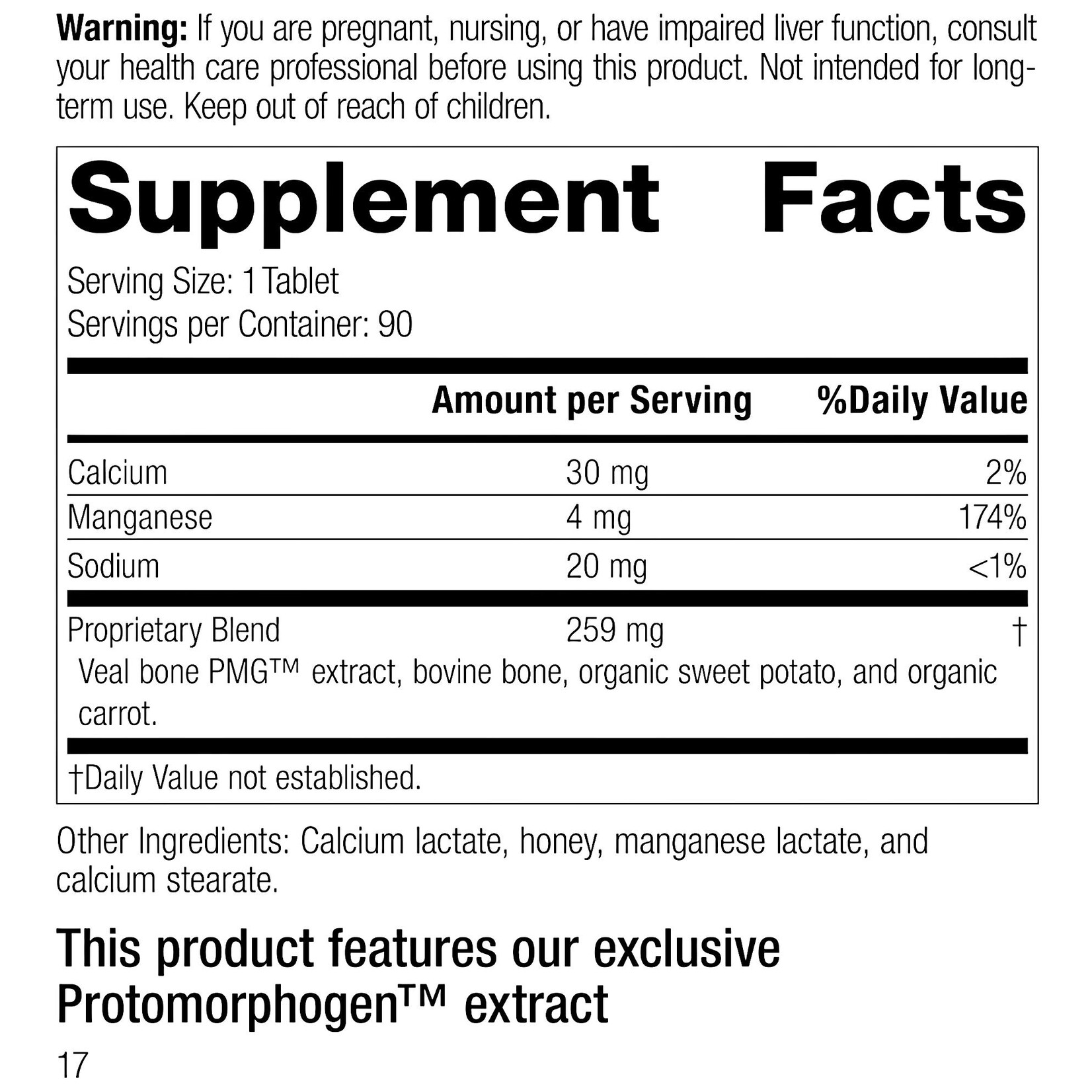 Ostrophin PMG 90t Standard Process