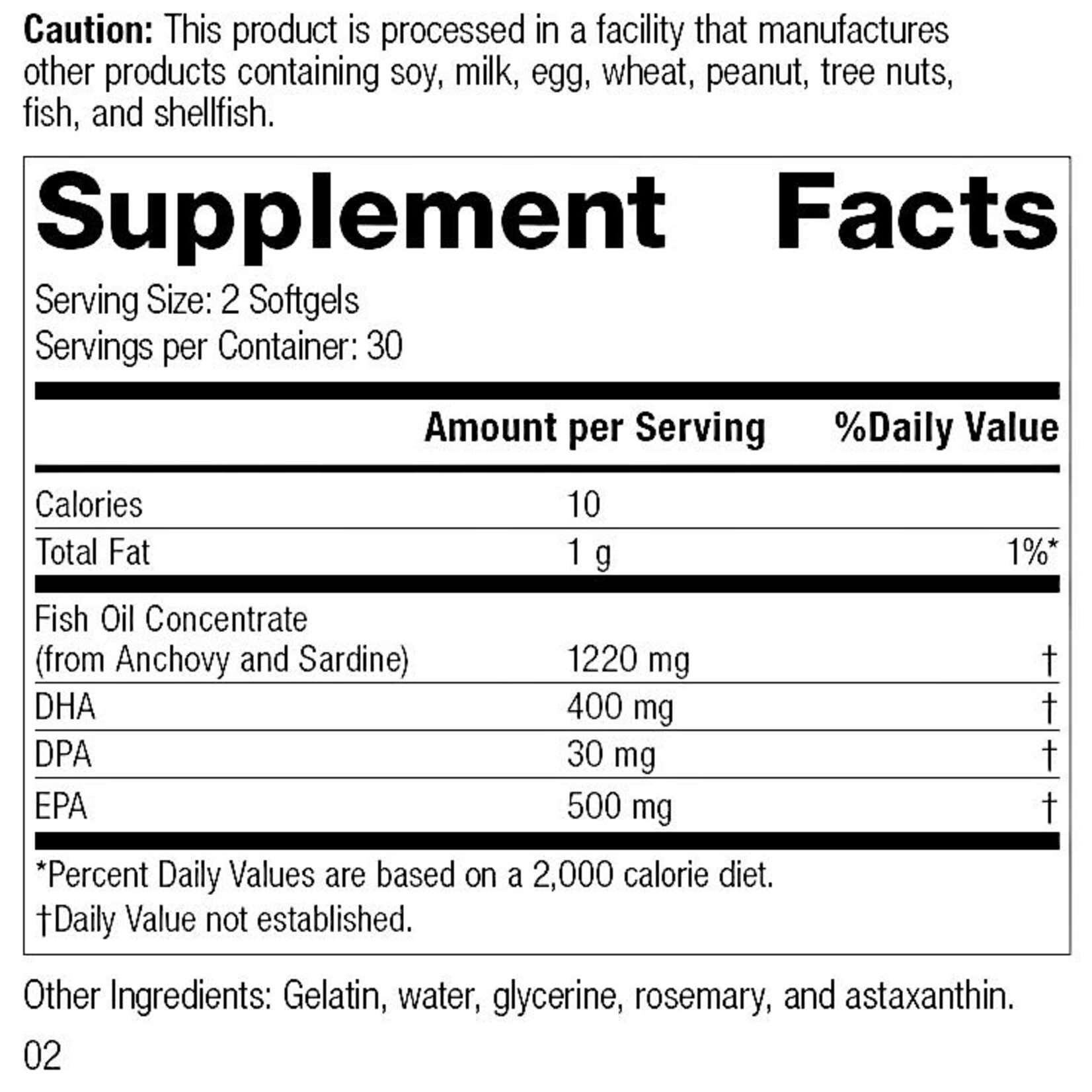 Olprima EPA/DHA 60c Standard Process