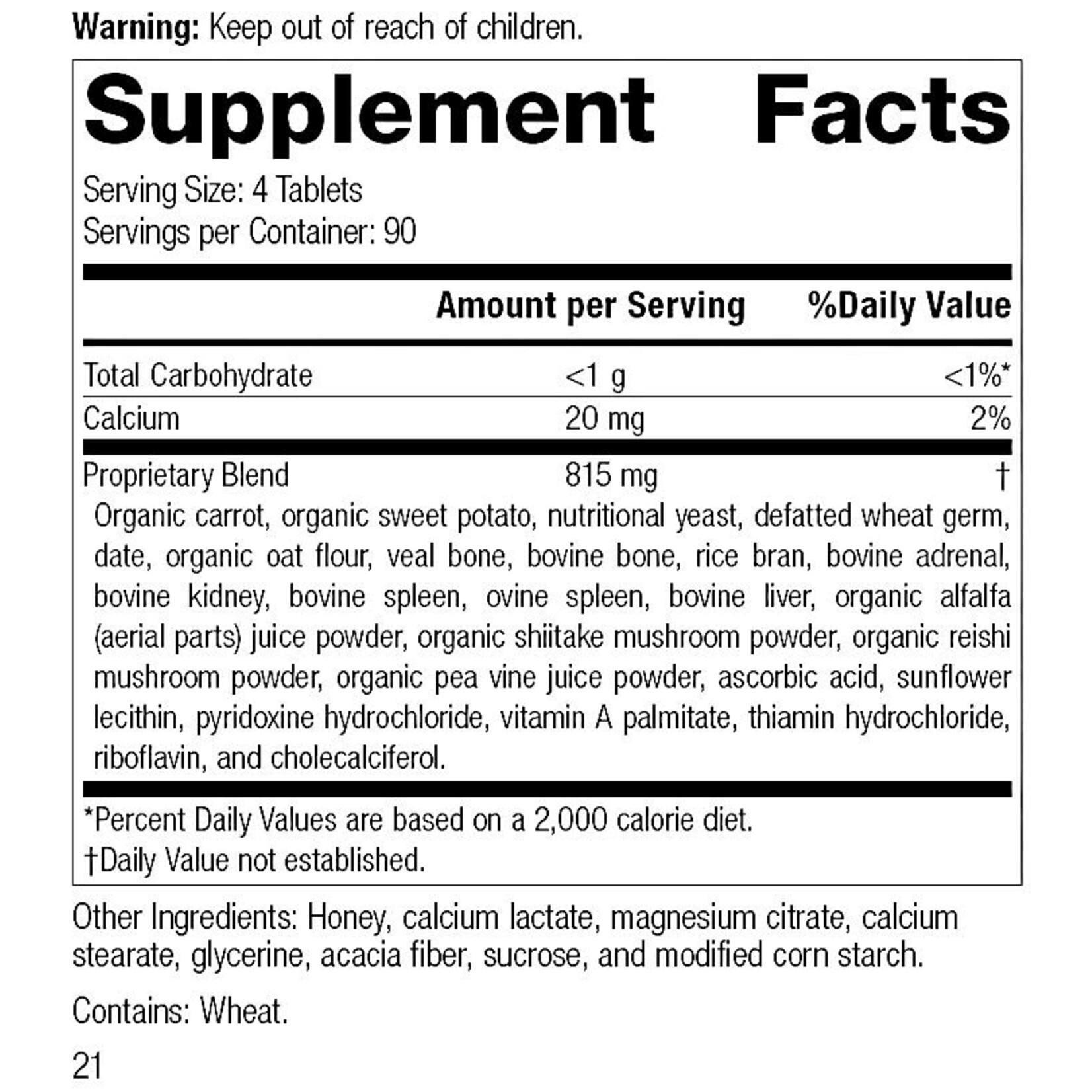 Cyrofood 360t Standard Process