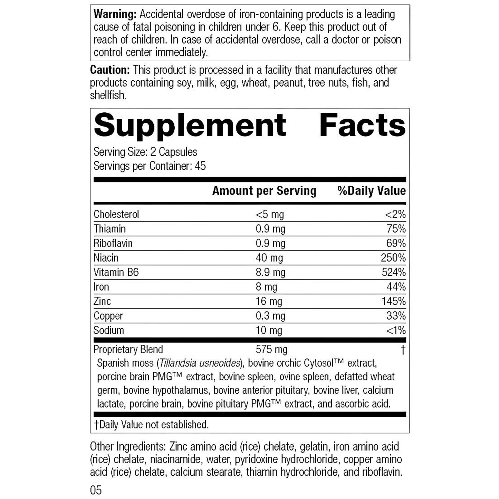 Neuroplex 90c Standard Process