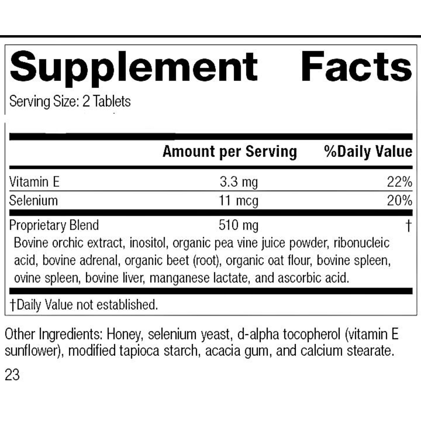 Cataplex E 360t Standard Process