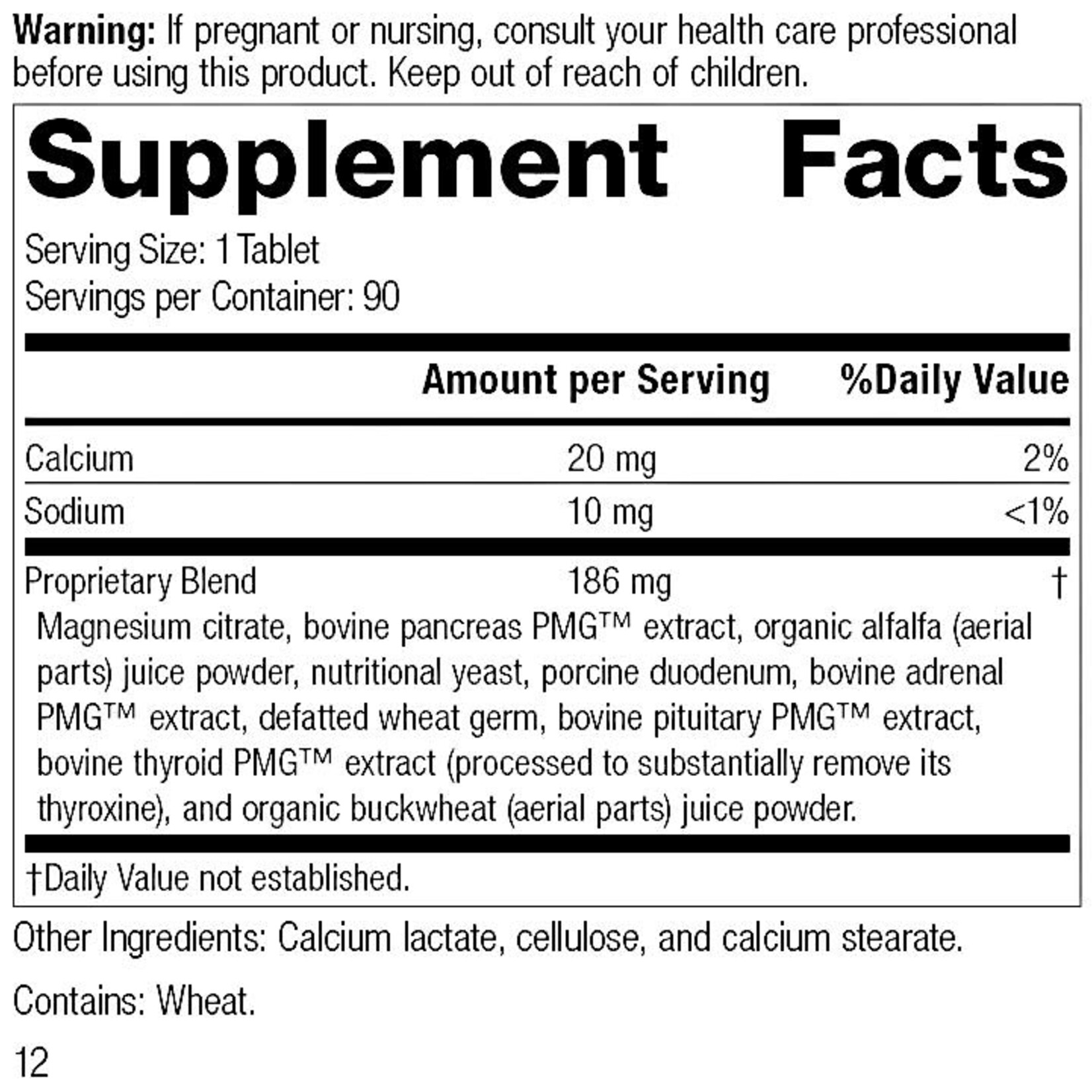 Paraplex 90t Standard Process