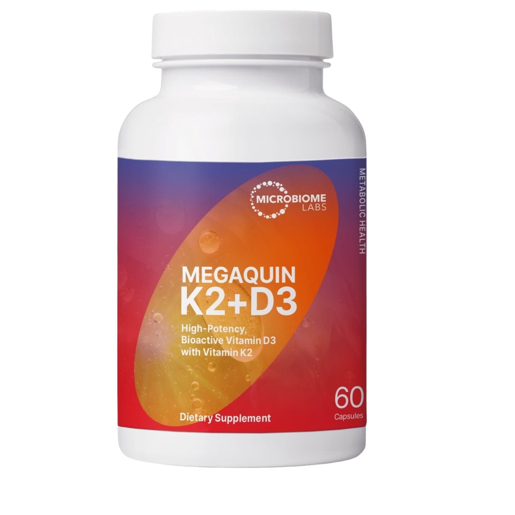 Microbiome Labs MegaQuin K2 + D3 60c Microbiome Labs