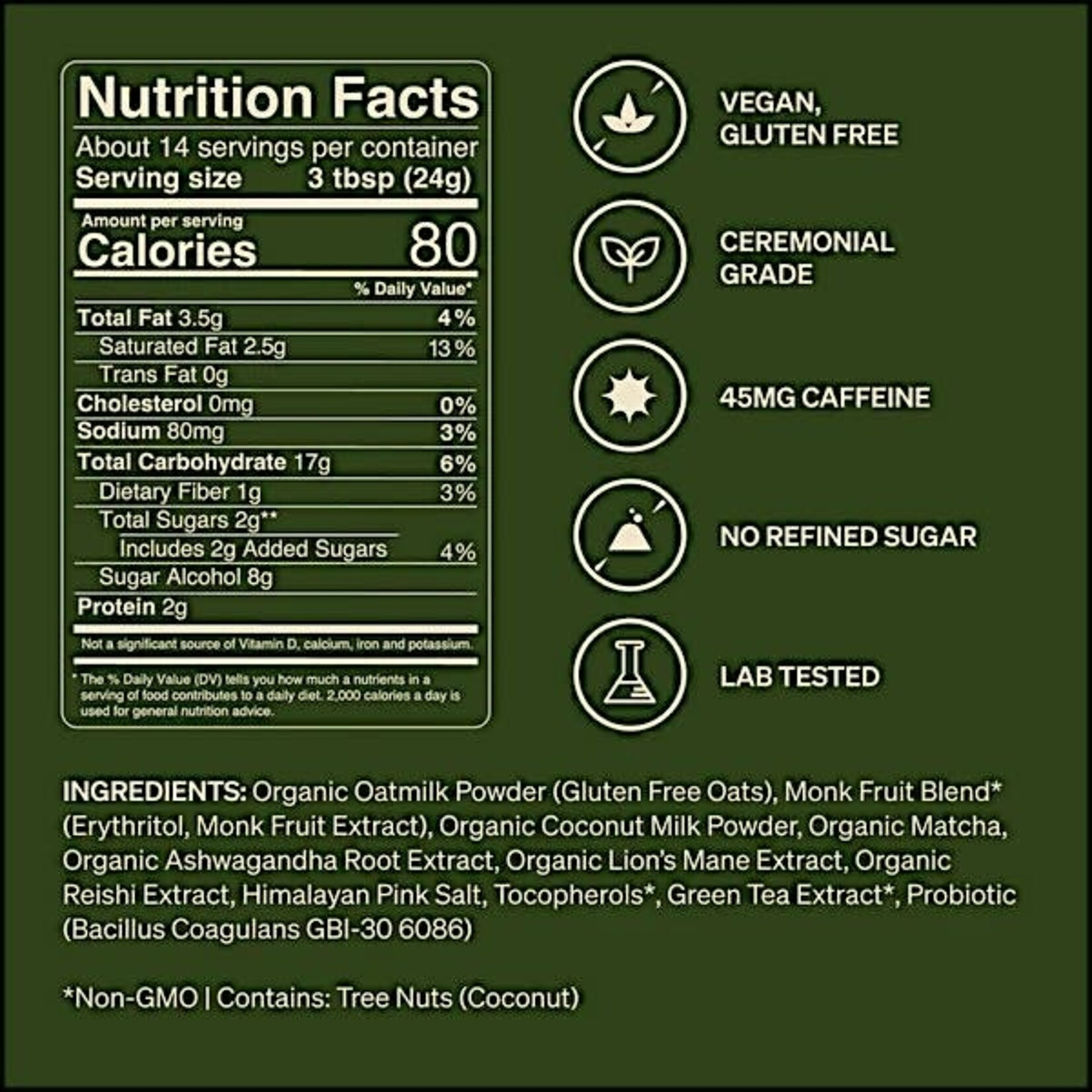 Clevr Matcha SuperLatte 194g Clevr