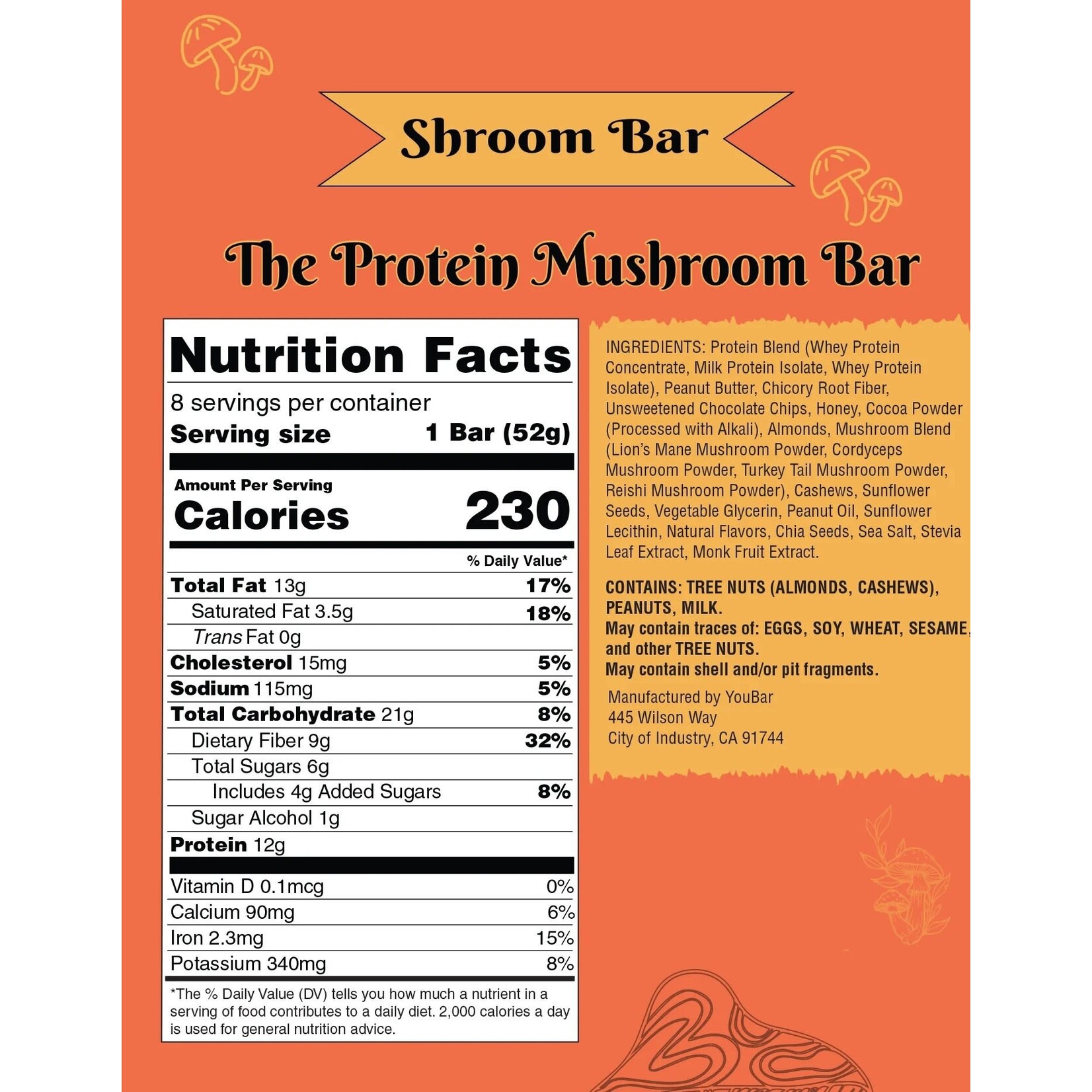 Shroom Bar Shroom Bar Box (8 bars)