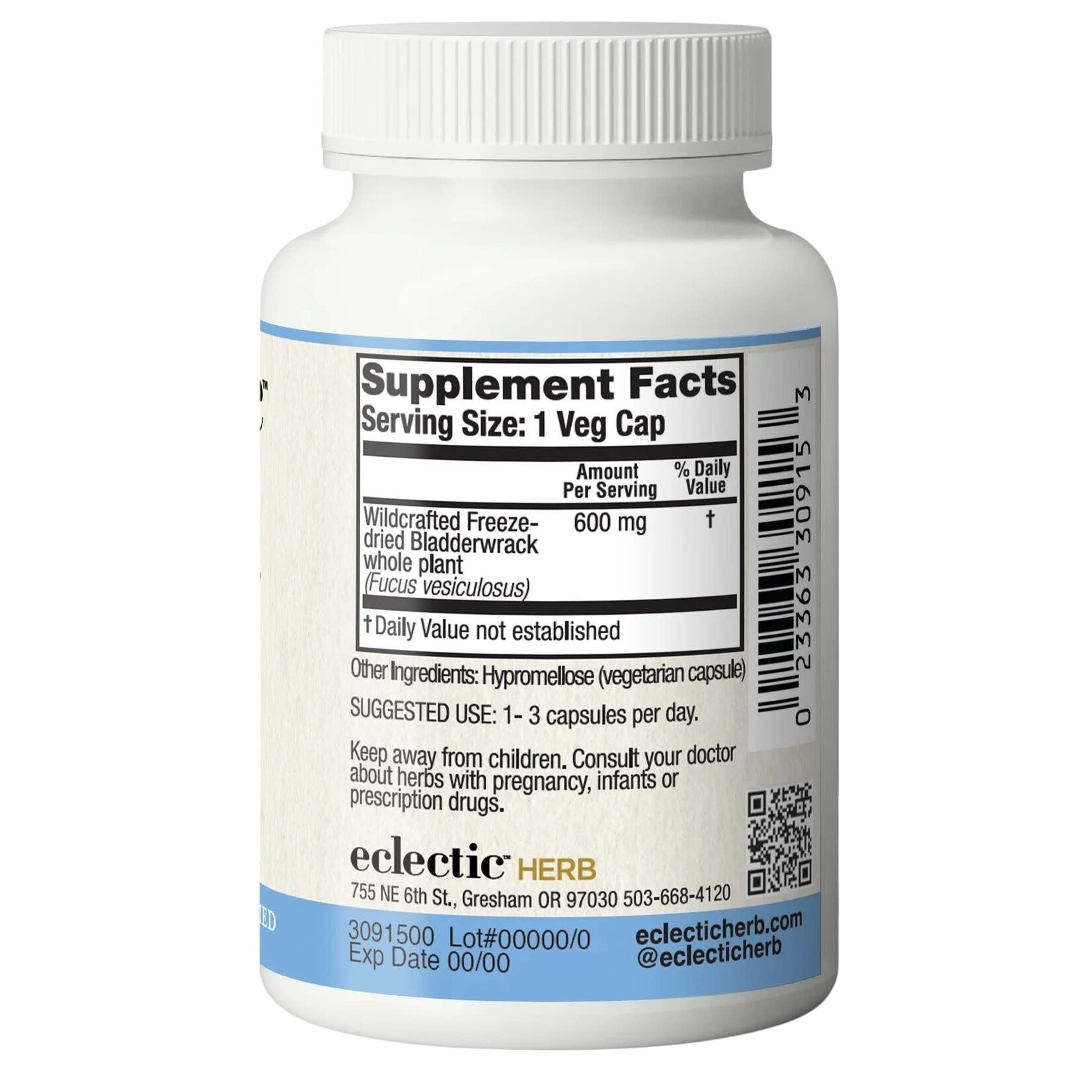 Eclectic Herb Bladderwrack 600mg 90c Eclectic Herb