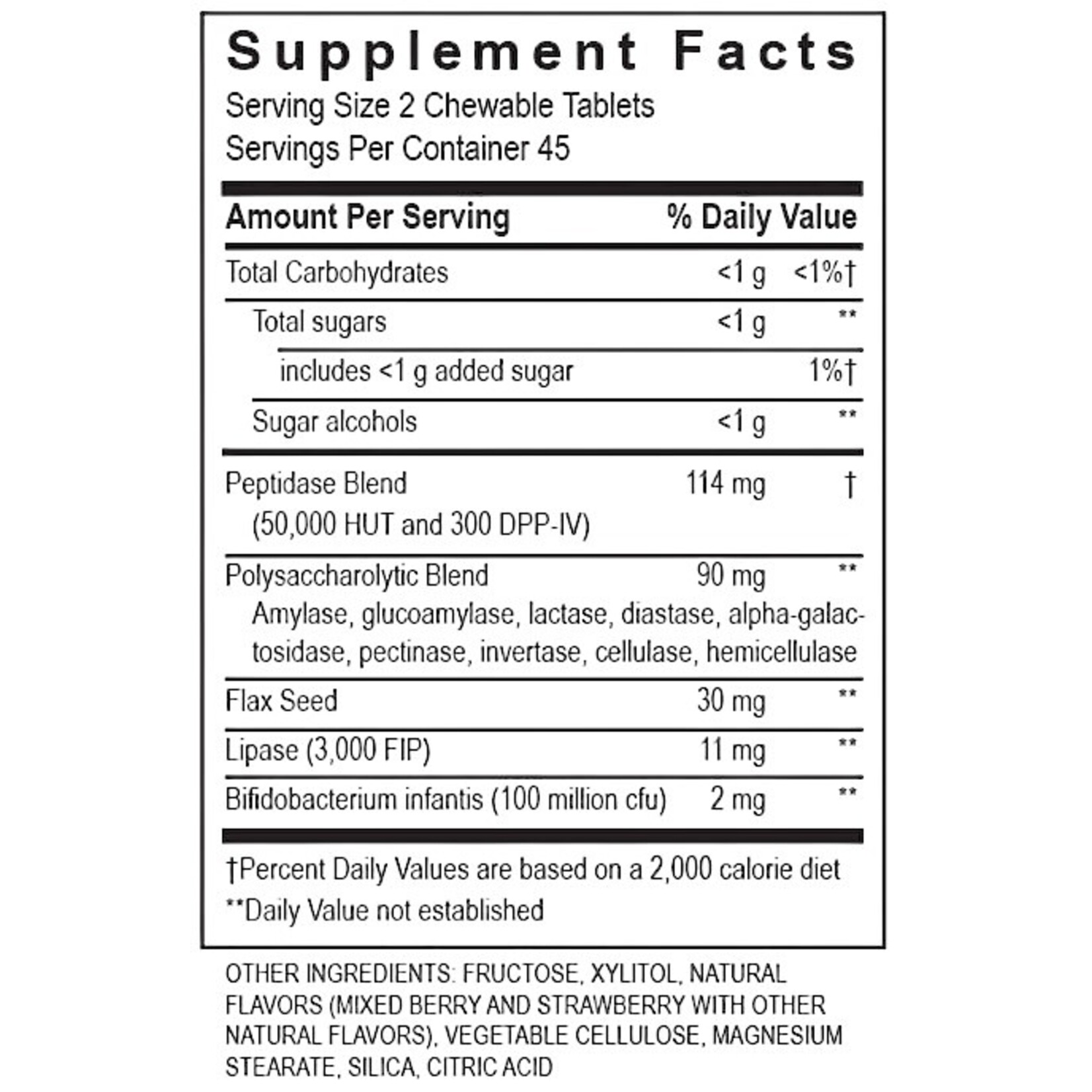 Transformation Enzymes Kidz Digest Chewable 90t Transformation
