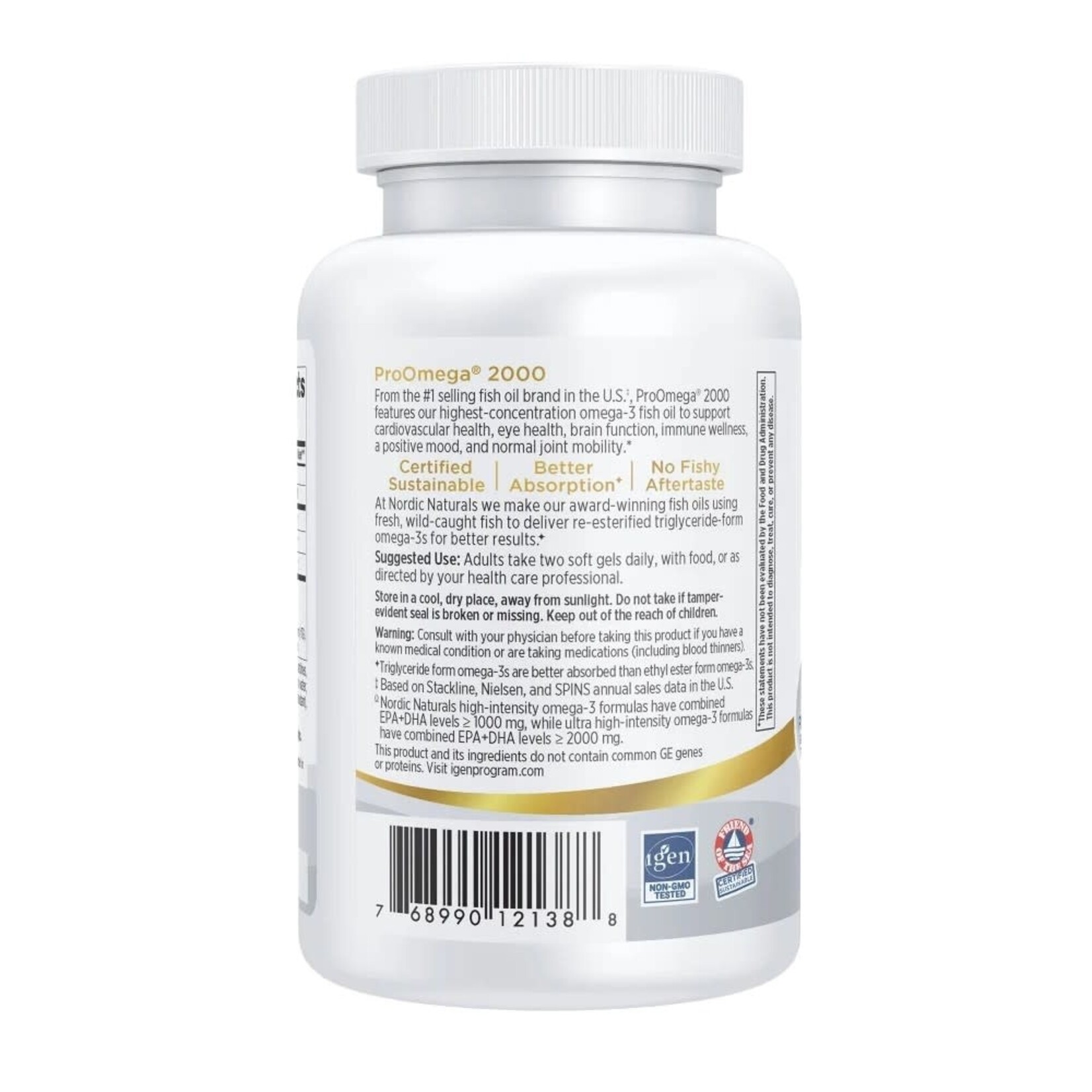 Nordic Naturals Pro Omega 2000 120sg Nordic Naturals