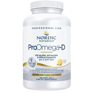 Nordic Naturals Pro Omega-D  650 EPA/450 DHA/1000 D3 180 sg Nordic Naturals