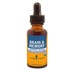 Herb Pharm Brain & Memory Tonic Compound 1 oz Herb Pharm