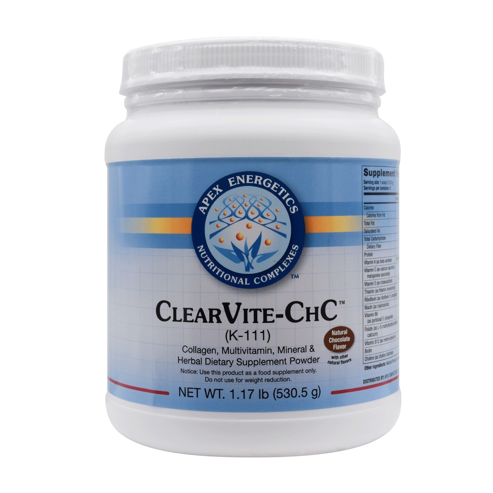 Apex Energetics ClearVite-ChC Collagen K-111 42srv Apex Energetics