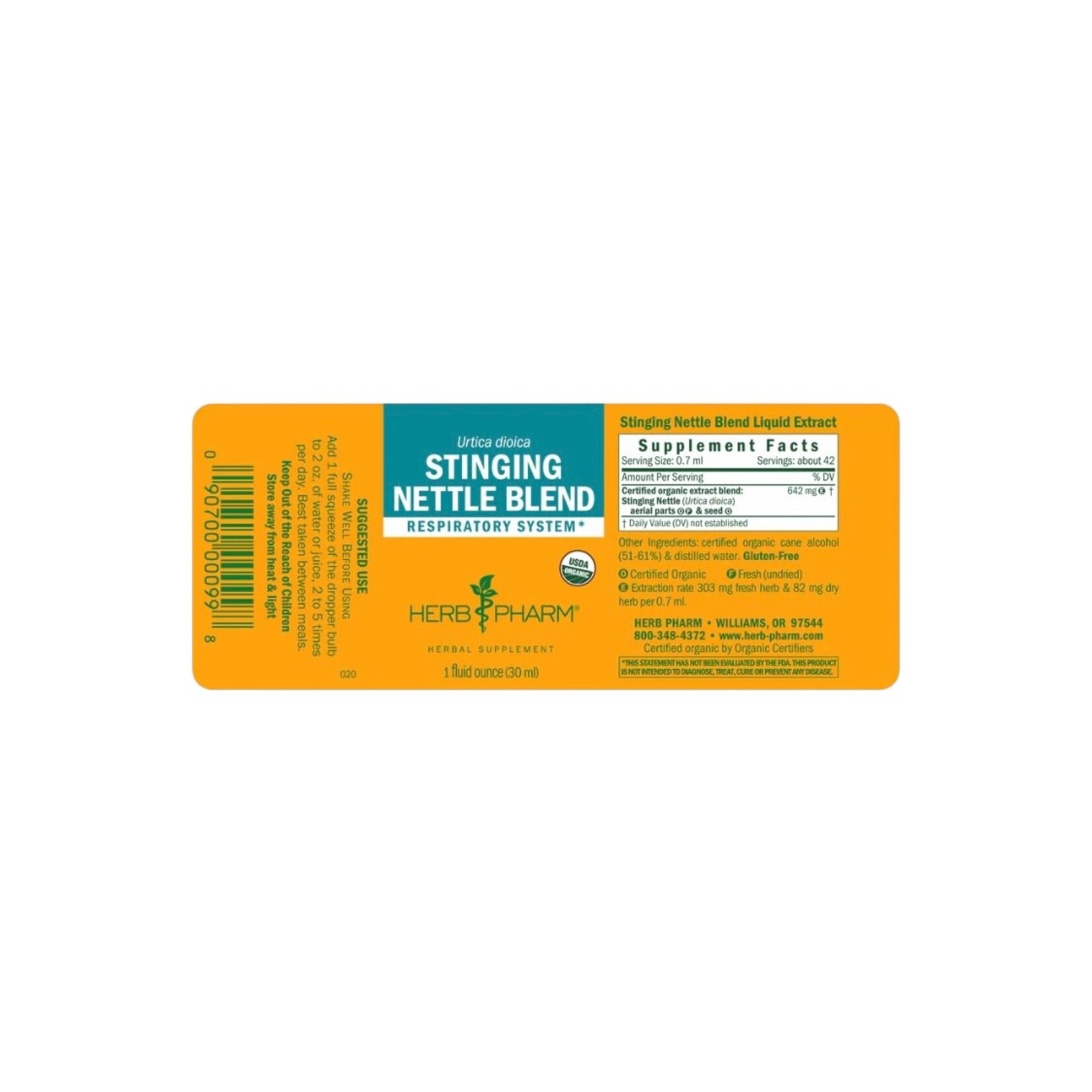 Herb Pharm Stinging Nettle Blend 1 oz Herb Pharm