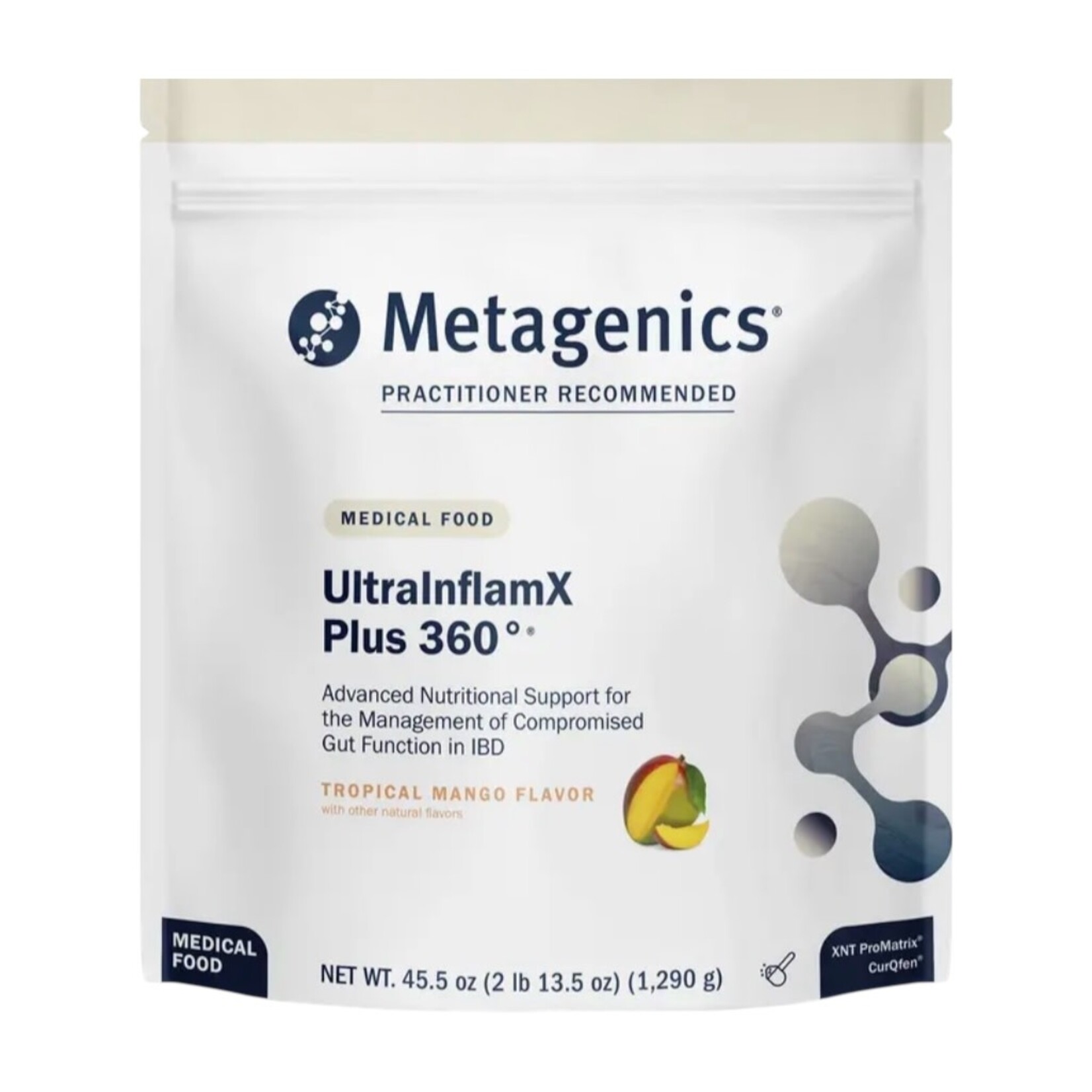 Metagenics UltraInflamX Plus 360 Mango 1290g Metagenics