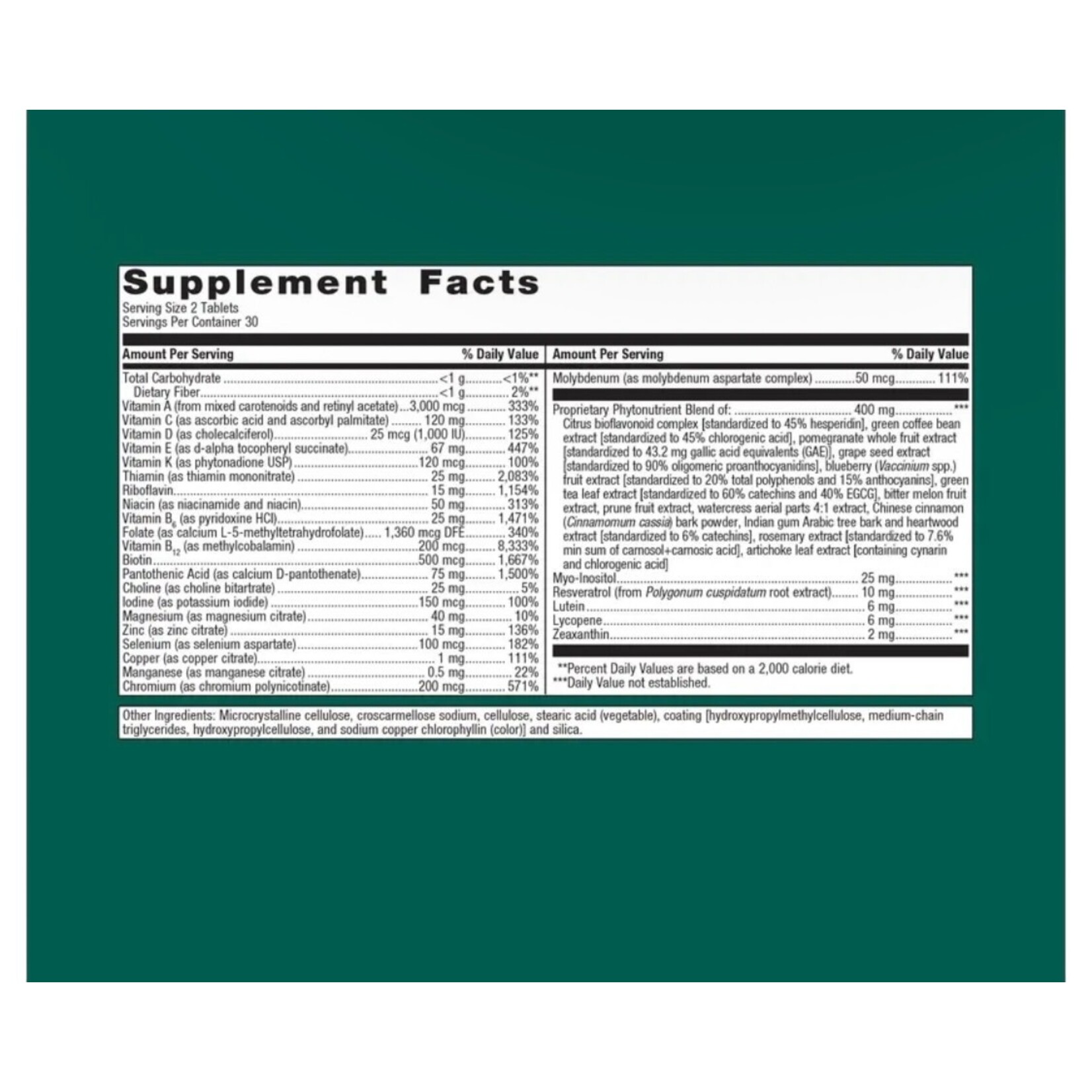 Metagenics PhytoMulti no Iron 60t Metagenics