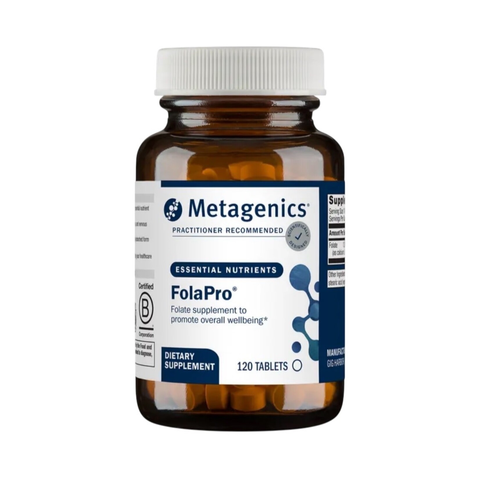 Metagenics FolaPro 1,300mcg 120c Metagenics